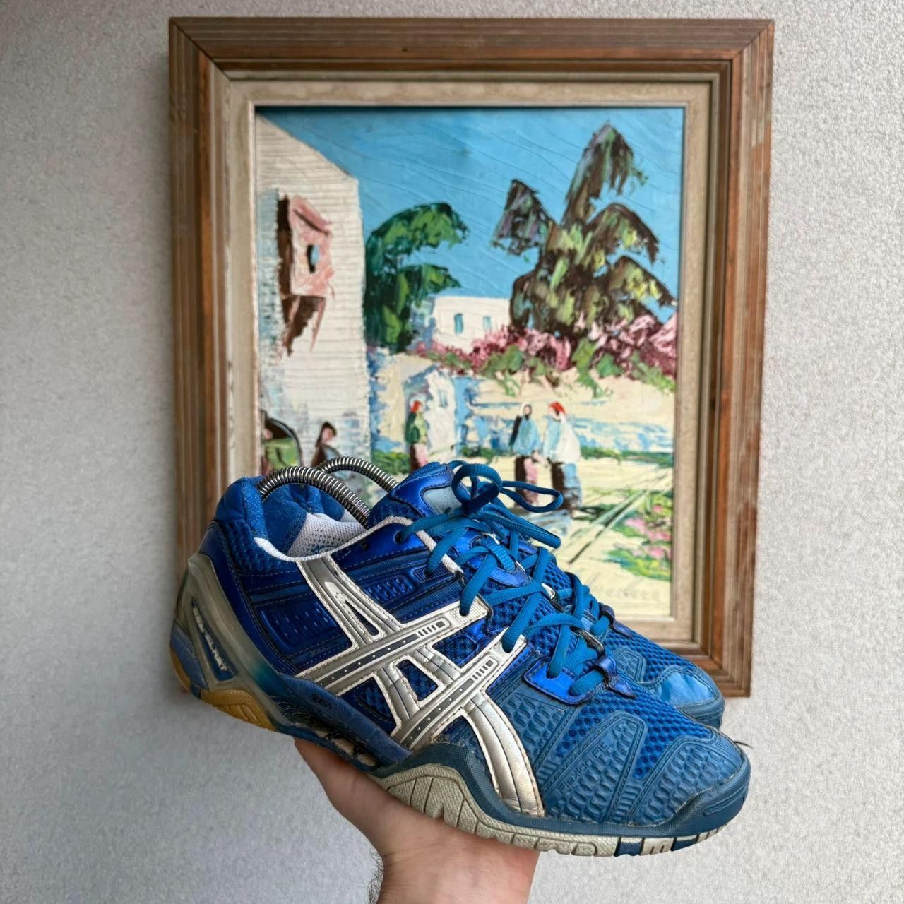 Asics Asics Sneakers Low Top Blue White Gorpcore Outdoor Size US 9 / EU 42 - 1 Thumbnail