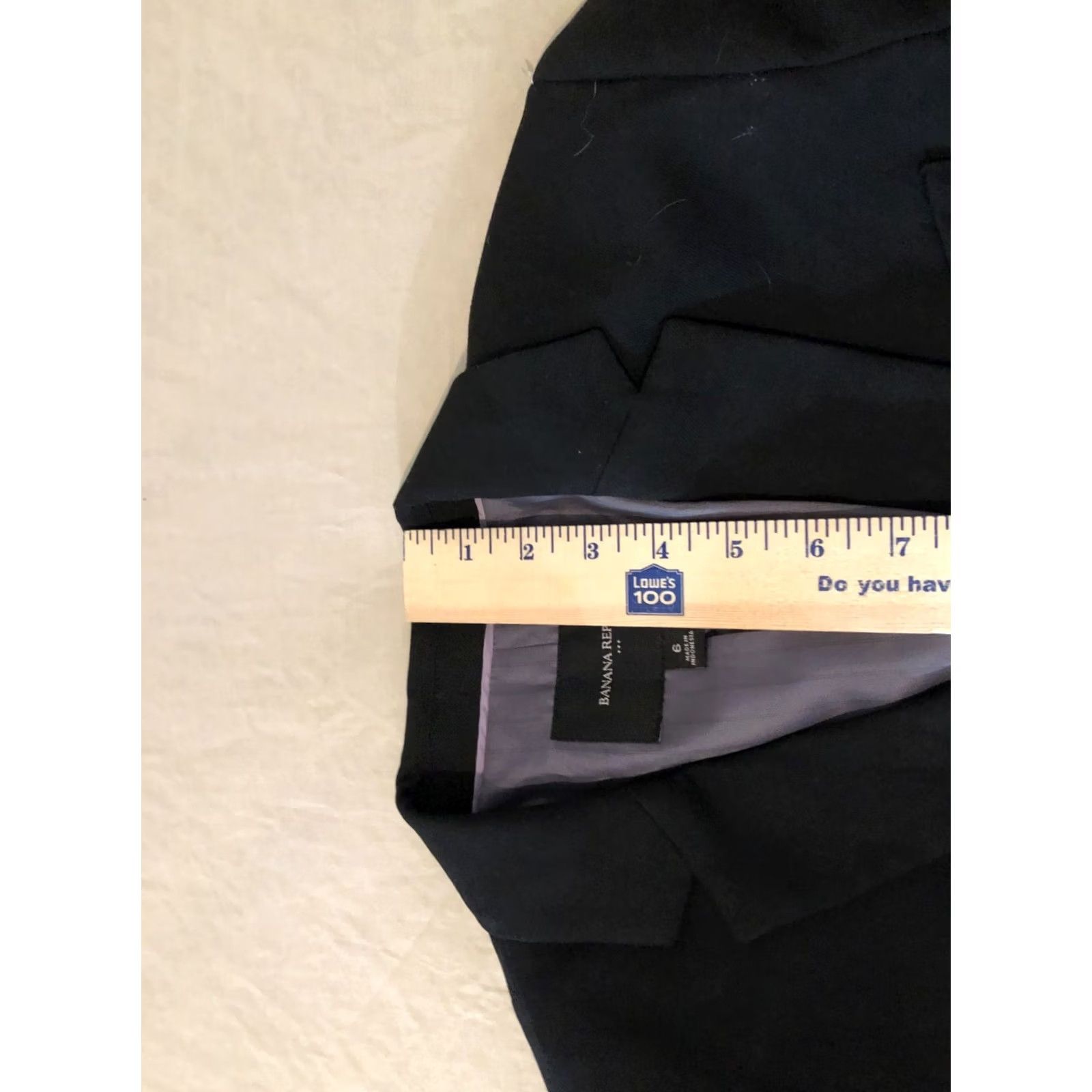 Banana Republic VINTAGE Banana Republic Jacket Blazer 6 Black Womens Size M / US 6-8 / IT 42-44 - 7 Thumbnail