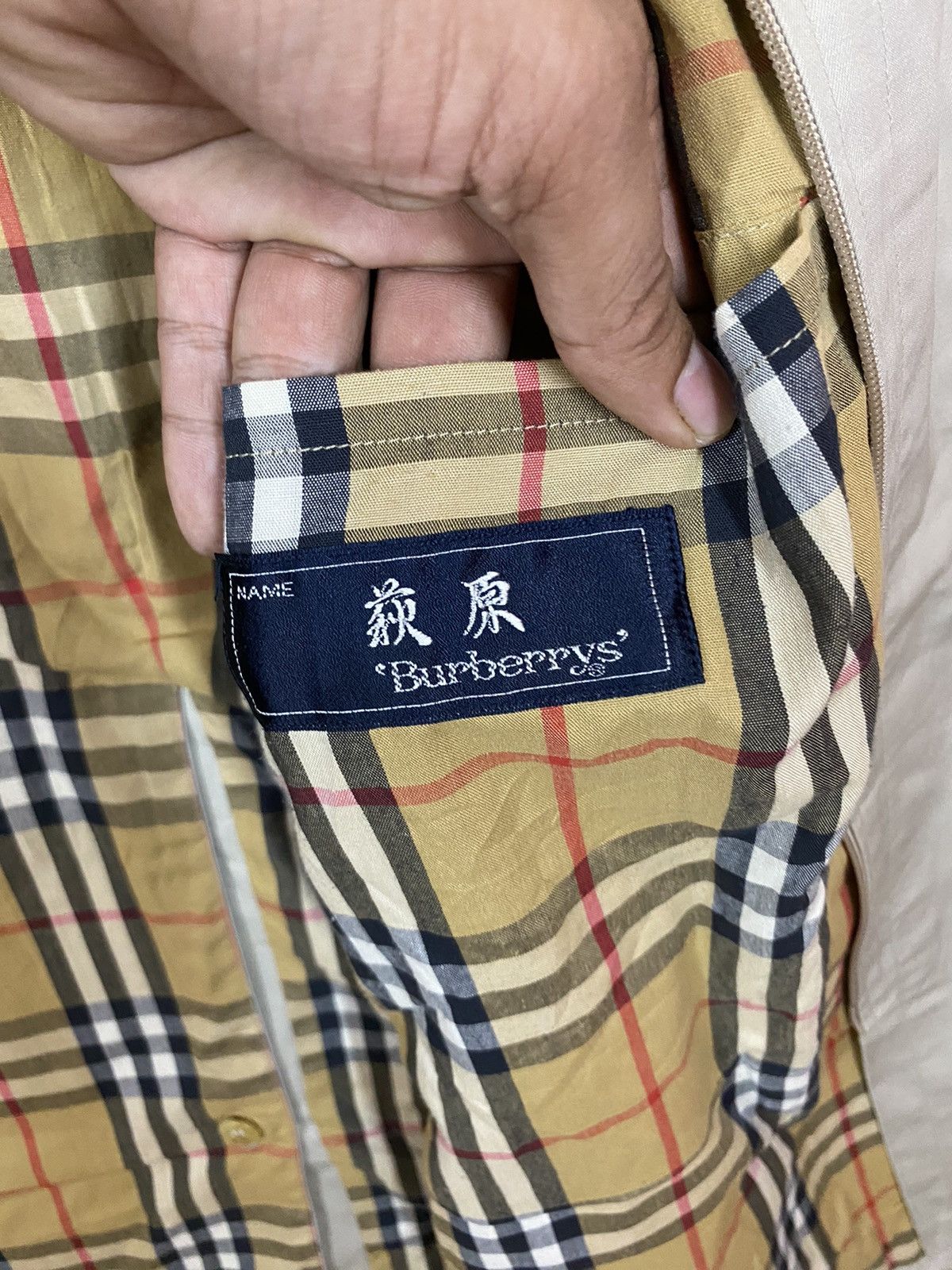 Burberry ‼️VINTAGE BURBERRY TRENCH COAT LINING NOVACHECK‼️ Size US L / EU 52-54 / 3 - 6 Thumbnail