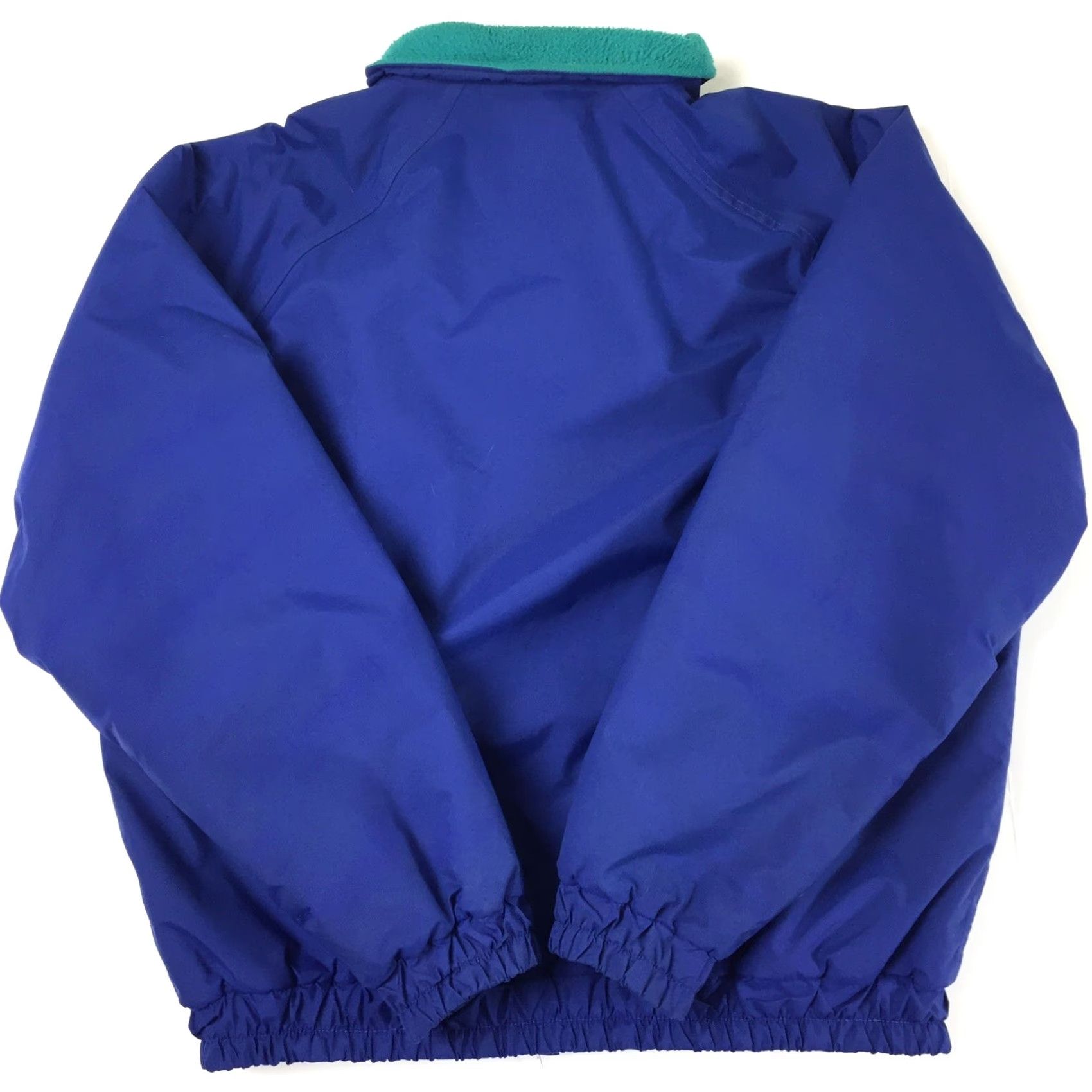 Vintage VINTAGE Woolrich Jacket Mens Large Blue Nylon Bomber Polarplus Lined Full Zip Polyester Blend Size US L / EU 52-54 / 3 - 7 Thumbnail