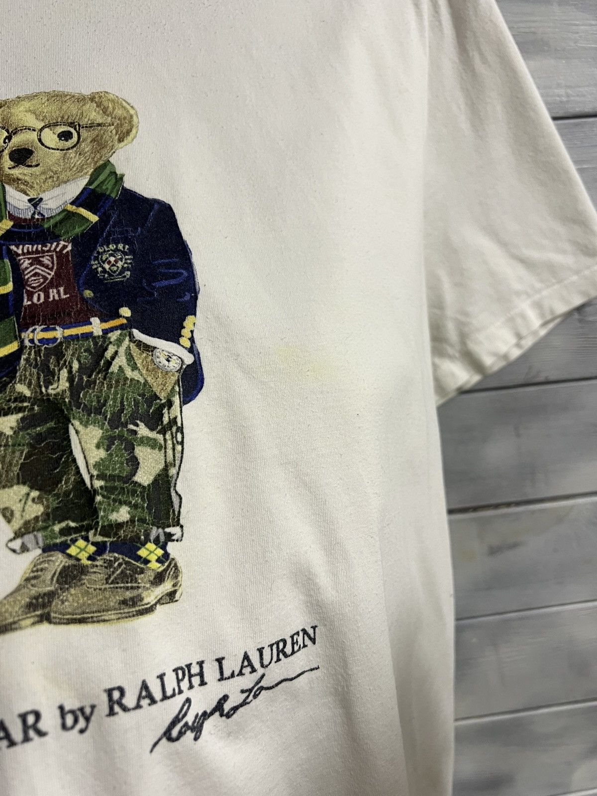 Polo Ralph Lauren Rare T-Shirt Polo Bear by Ralph Lauren Luxury Size US L / EU 52-54 / 3 - 6 Thumbnail