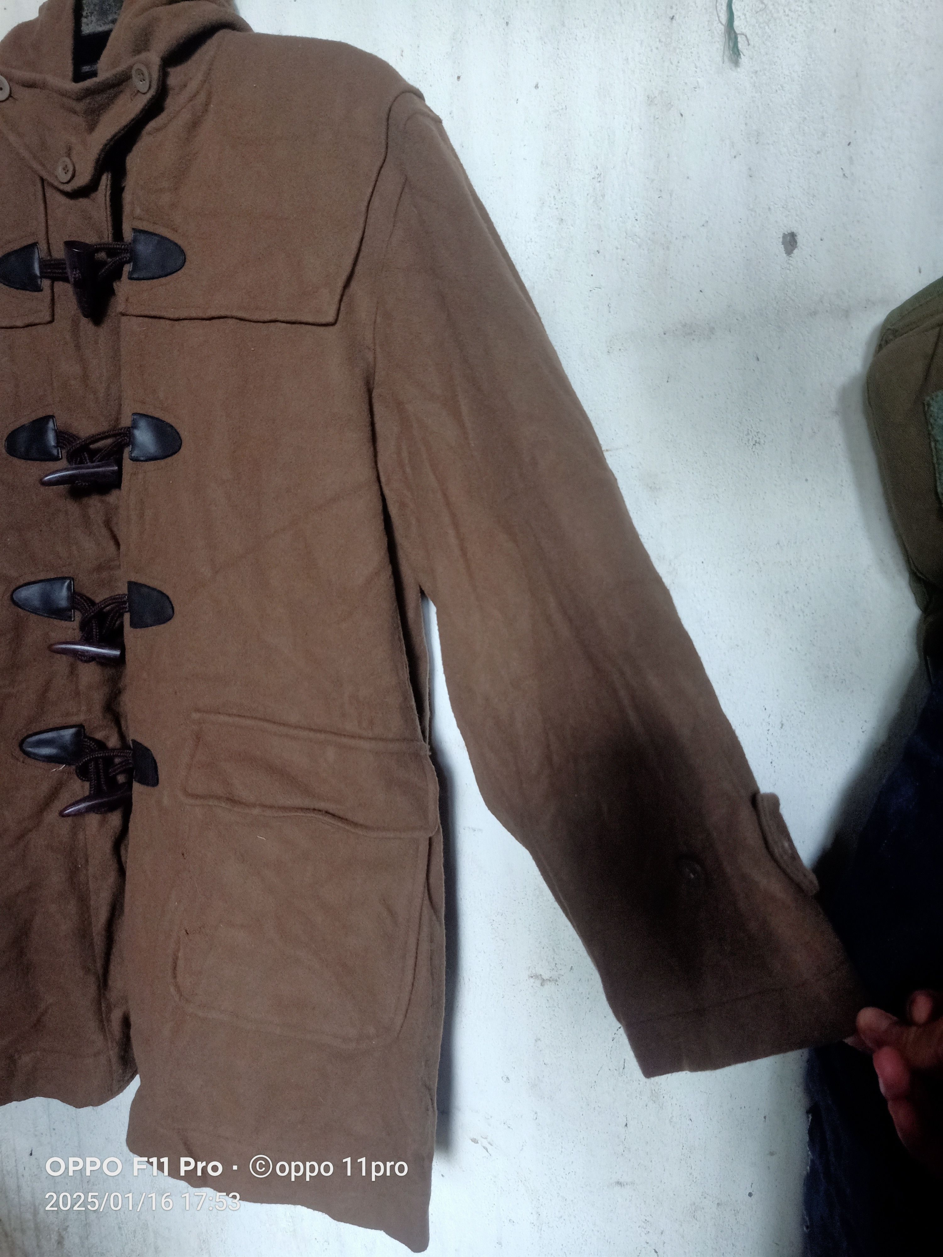 Japanese Brand × Vintage Men'S Gumu Trench Coat Wool Double Poket Size US XXL / EU 58 / 5 - 10 Thumbnail