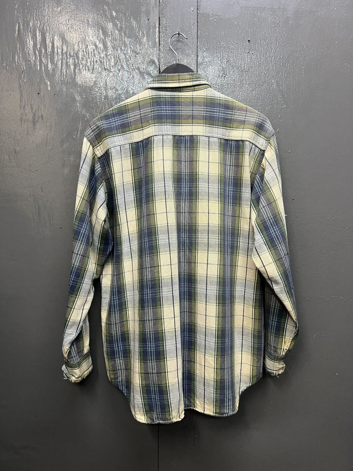 Vintage Vintage Wrangler Flannel Shirt Longsleeve Size US L / EU 52-54 / 3 - 5 Thumbnail