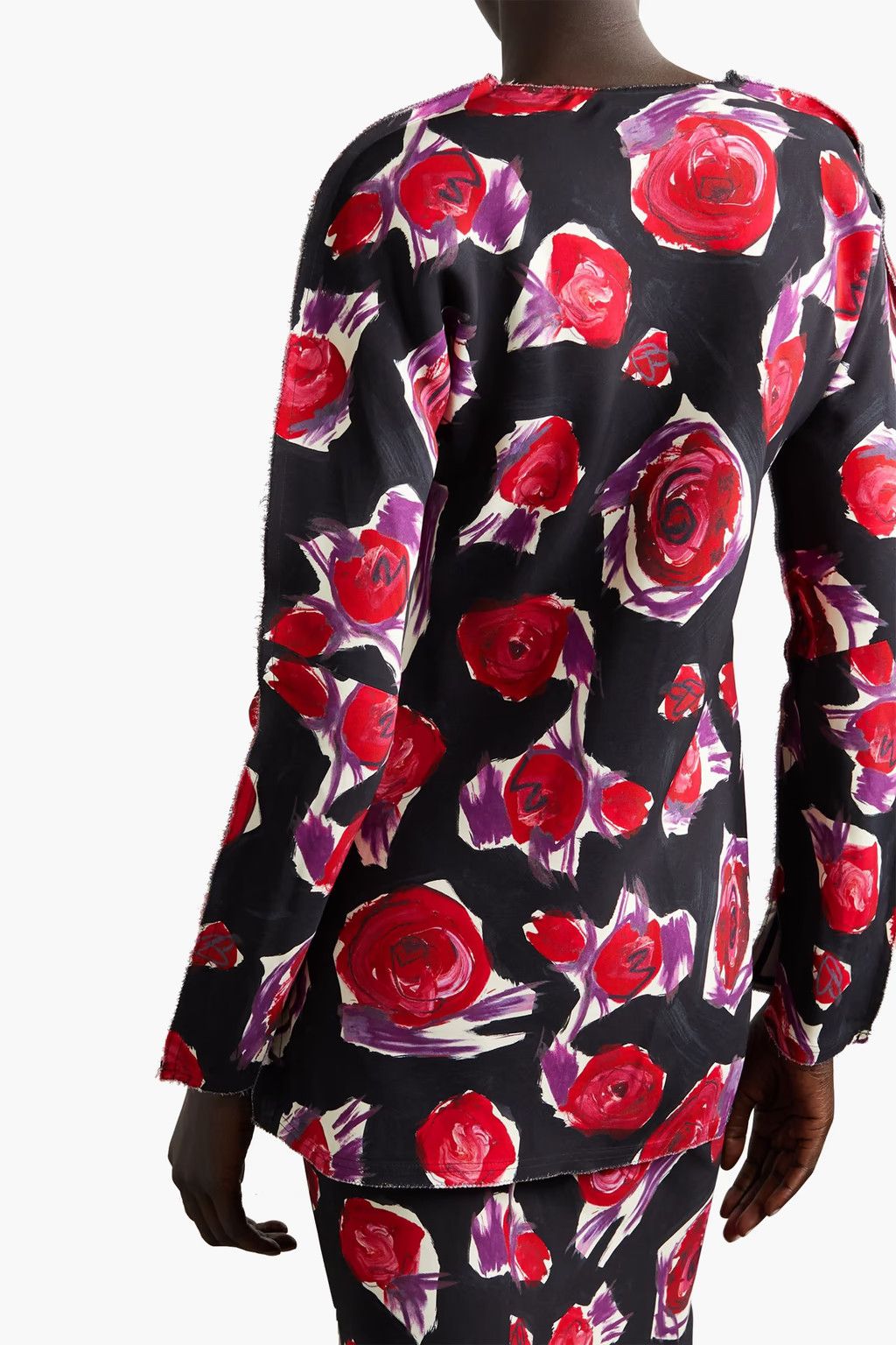 Marni o1y1125 Blouse in Multicolor Size XS / US 0-2 / IT 36-38 - 3 Thumbnail