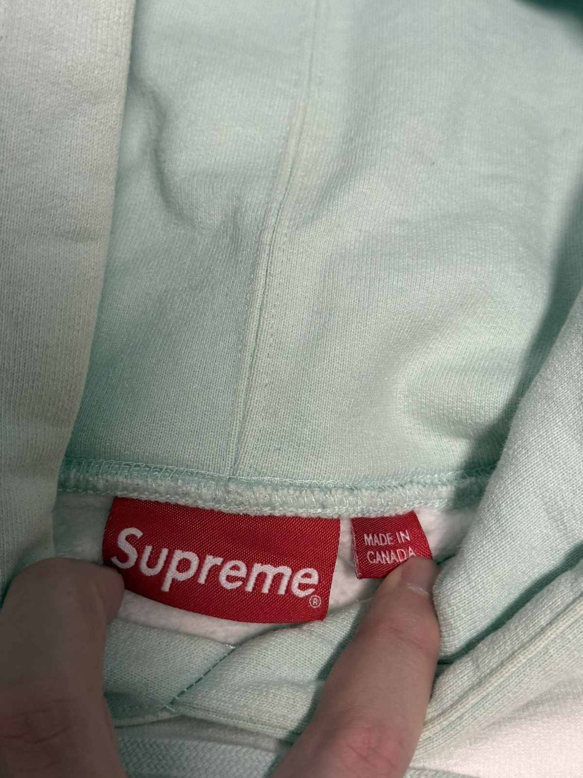 Supreme Supreme blocked hooded sweatershirt hoodie ice blue Size US M / EU 48-50 / 2 - 3 Thumbnail