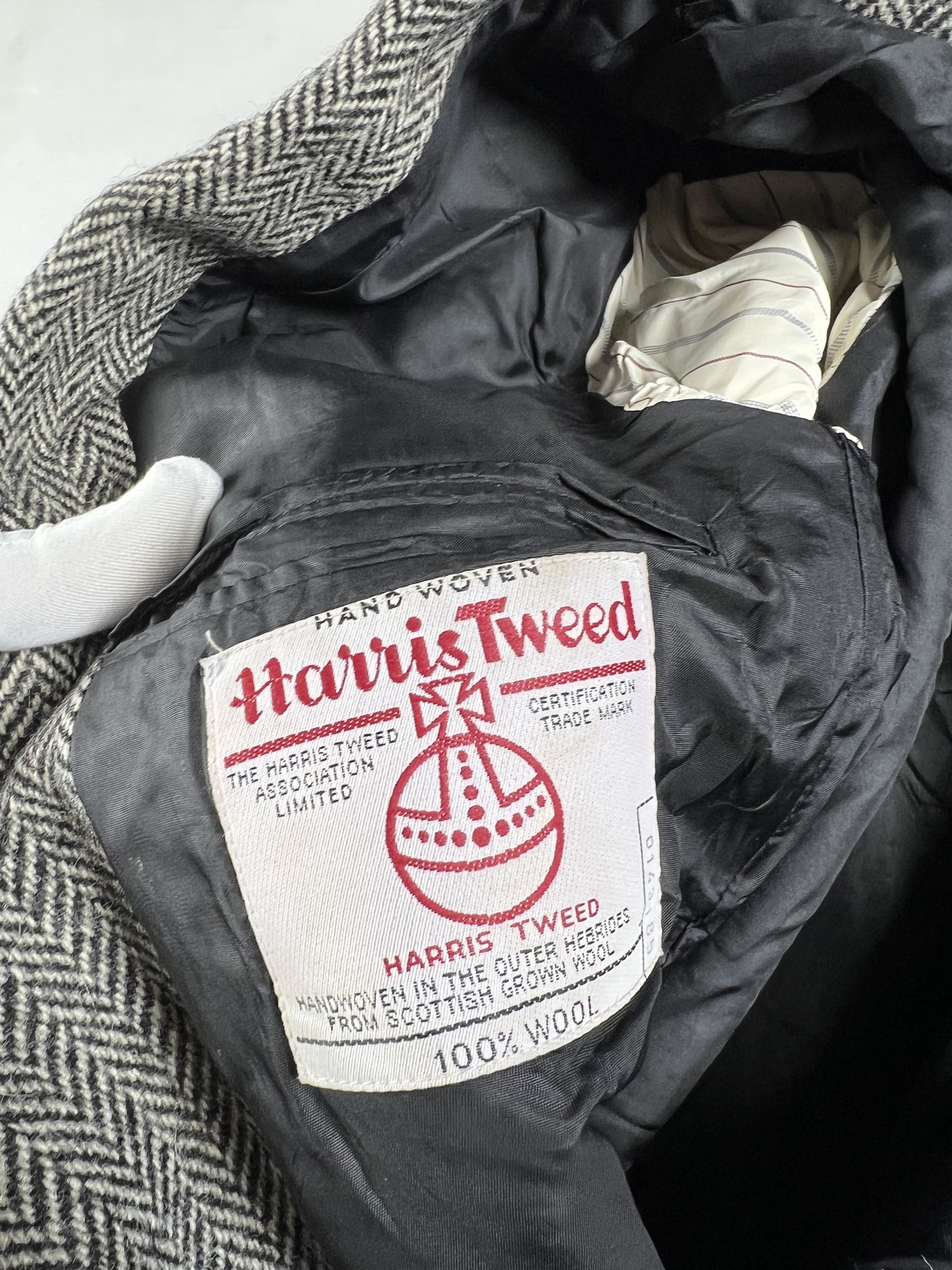 Harris Tweed × Vintage Vintage Harris Tweed Wool Blazer S Size 44S - 5 Thumbnail