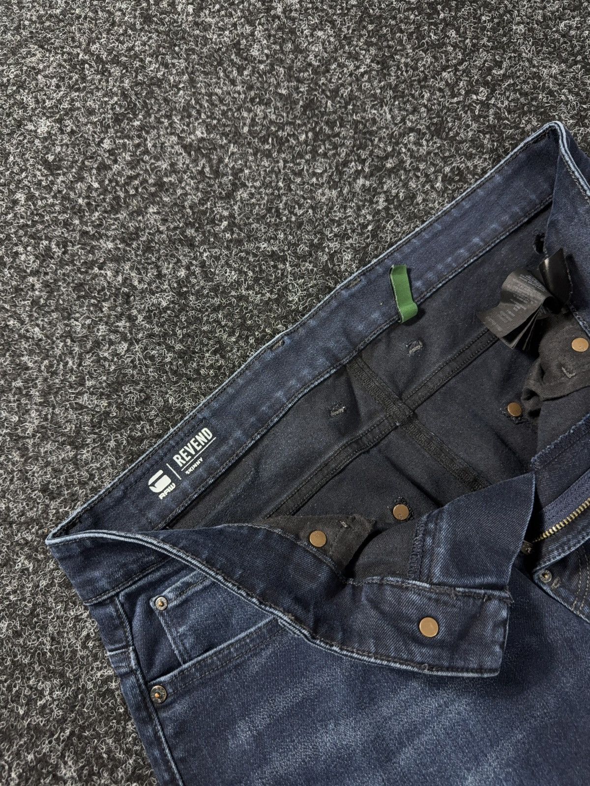 G-Star 00s G-Star RAW Revend Skinny Washed Punk Rock Denim Jeans Size US 33 - 11 Thumbnail