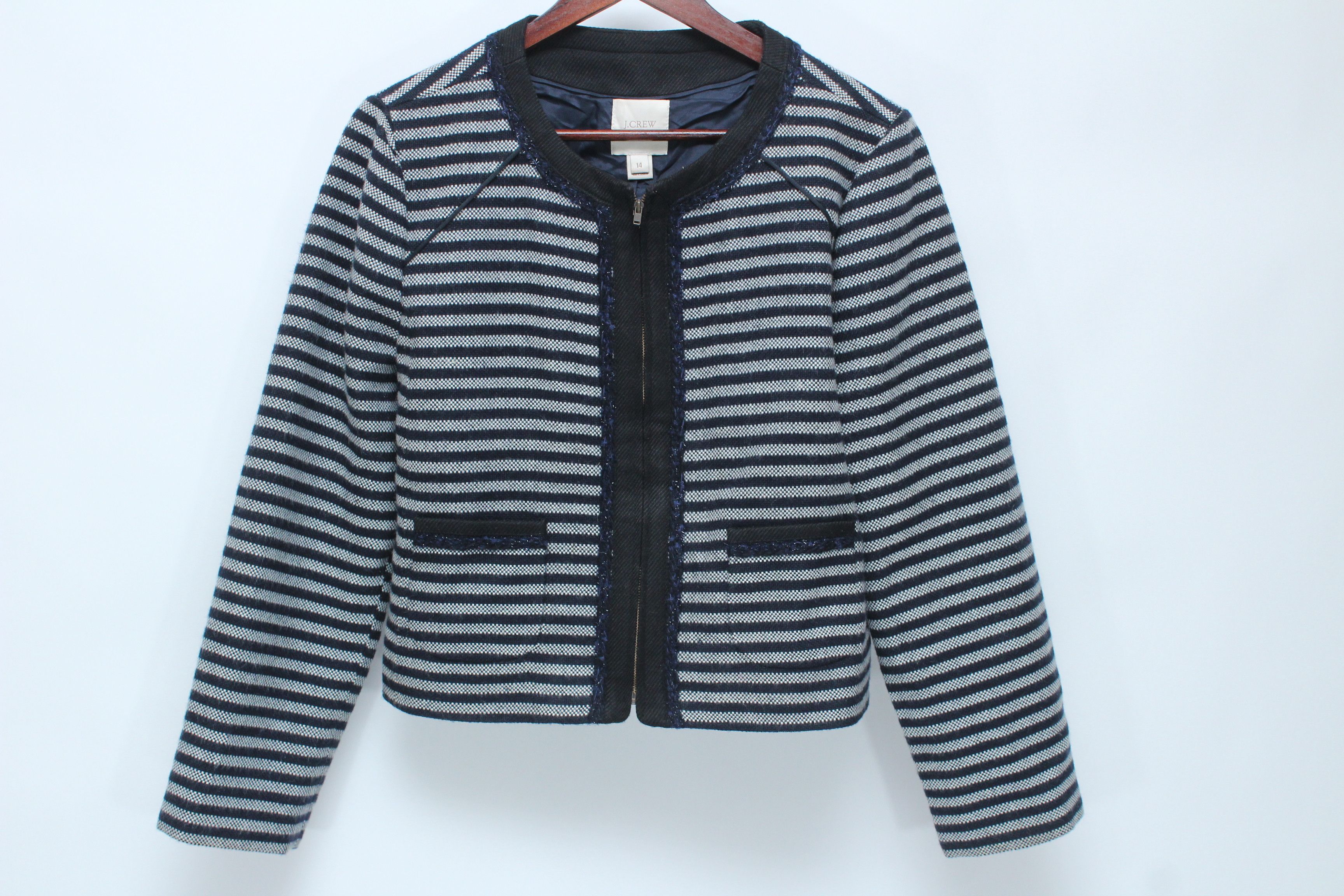 J.Crew J Crew Jacket Blazer Womens Size M Authentic Hype Size M / US 6-8 / IT 42-44 - 1 Thumbnail