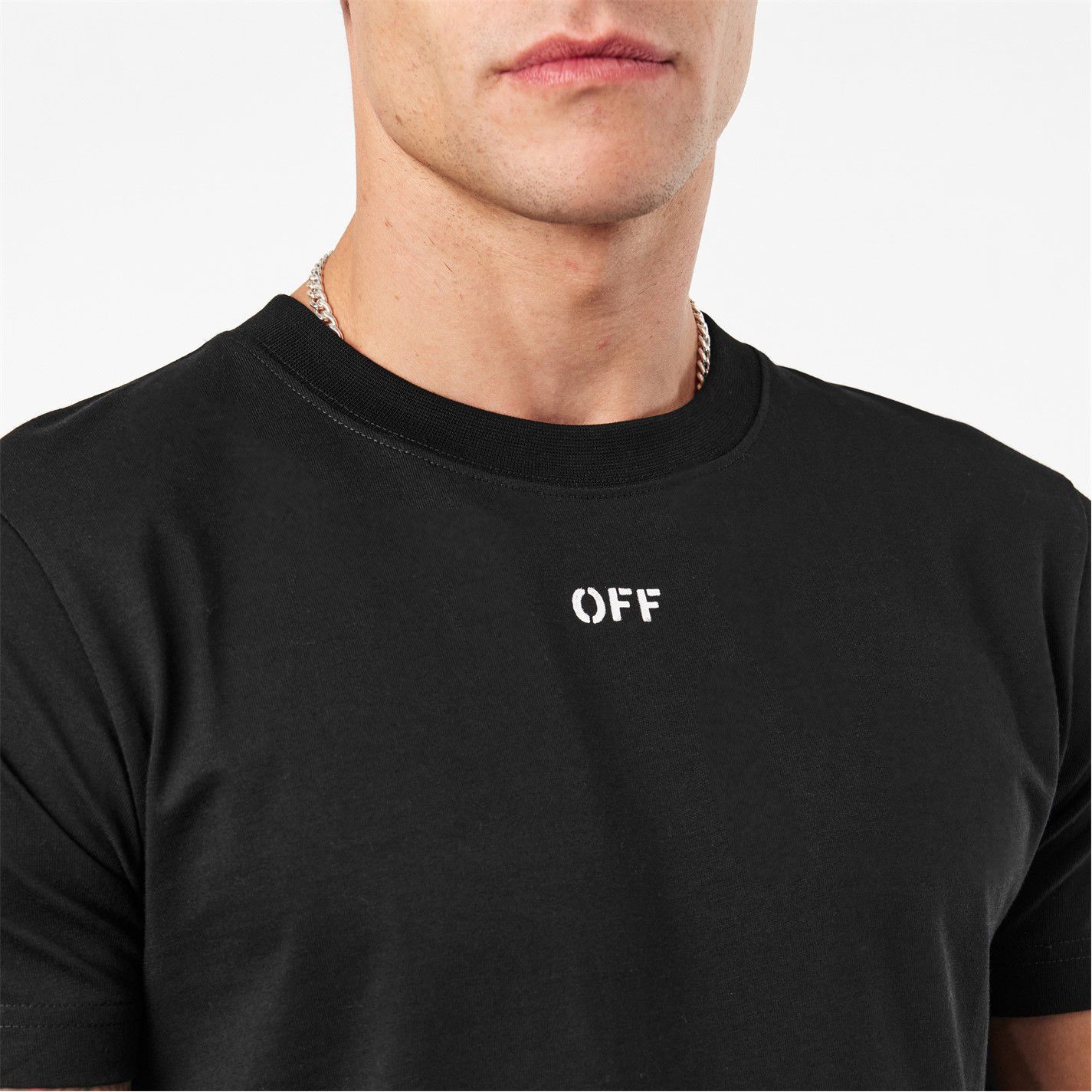 o1g2r1mq0226 Crew Neck T-Shirt In Black