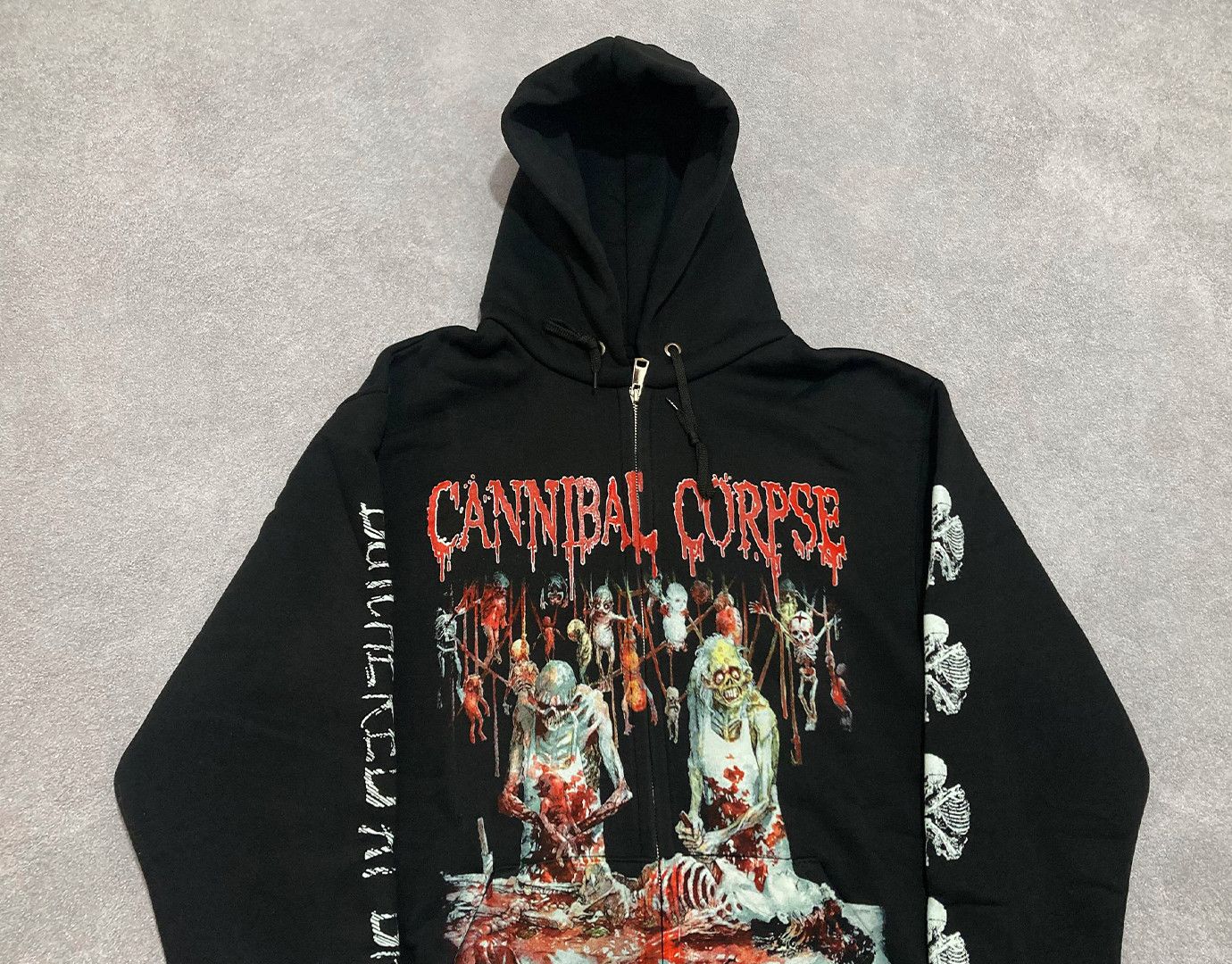 Band Tees Zip-hoodie Cannibal Corpse - Butchered at Birth Size US L / EU 52-54 / 3 - 2 Thumbnail