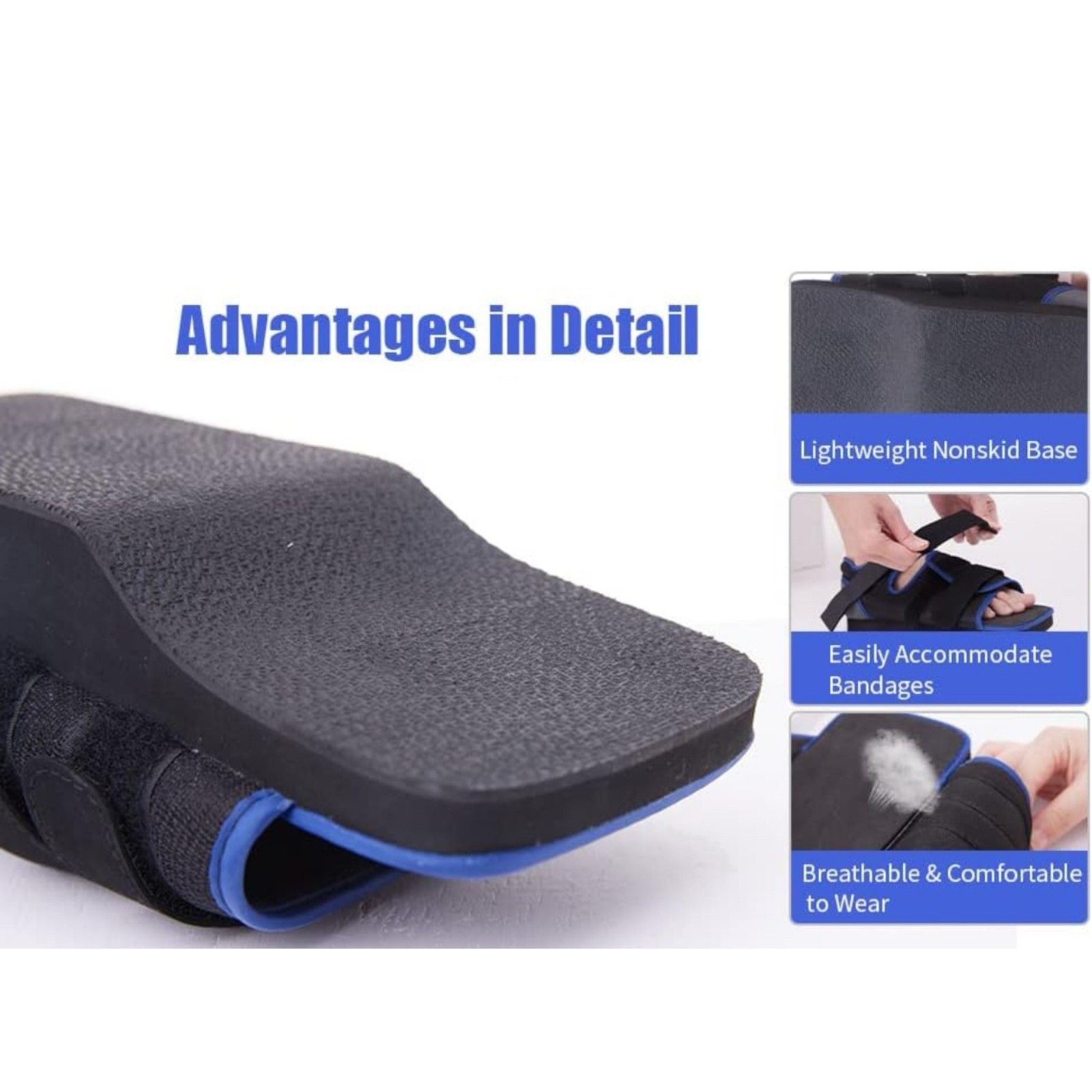 Other Post-Operative Shoes For Broken Toes - Black - Medium Size ONE SIZE - 13 Thumbnail