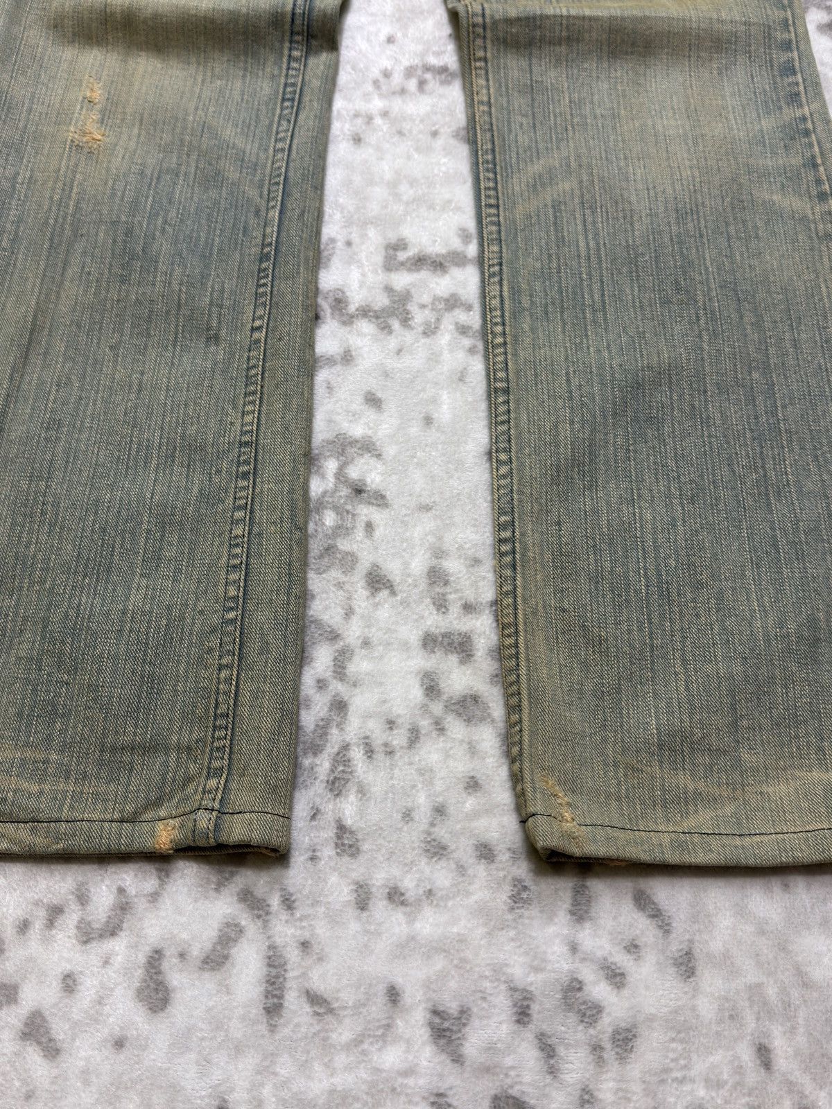 Nicole Club Vintage Monsieur Nicole Flared Mud Wash Bootcut Denim Jeans Size US 32 / EU 48 - 9 Thumbnail