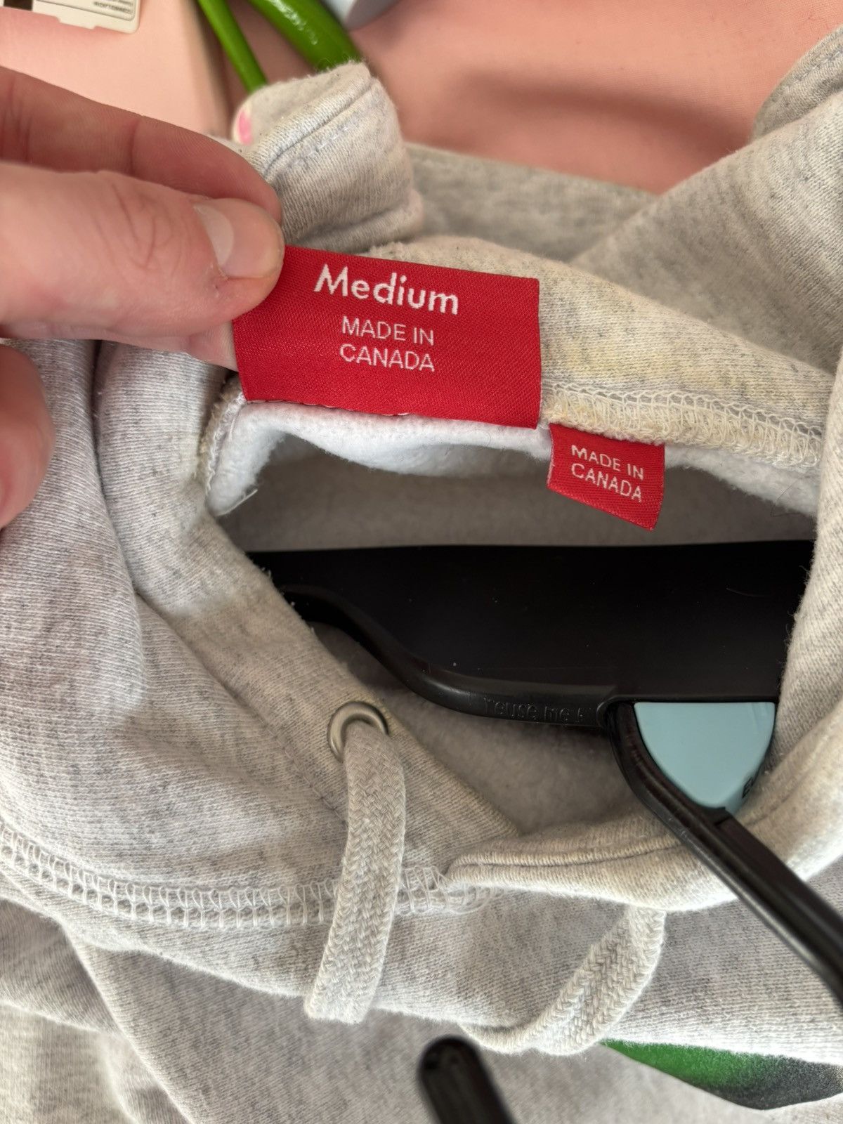 Supreme Supreme SS19 Grey Apple Hoodie Size US M / EU 48-50 / 2 - 4 Thumbnail