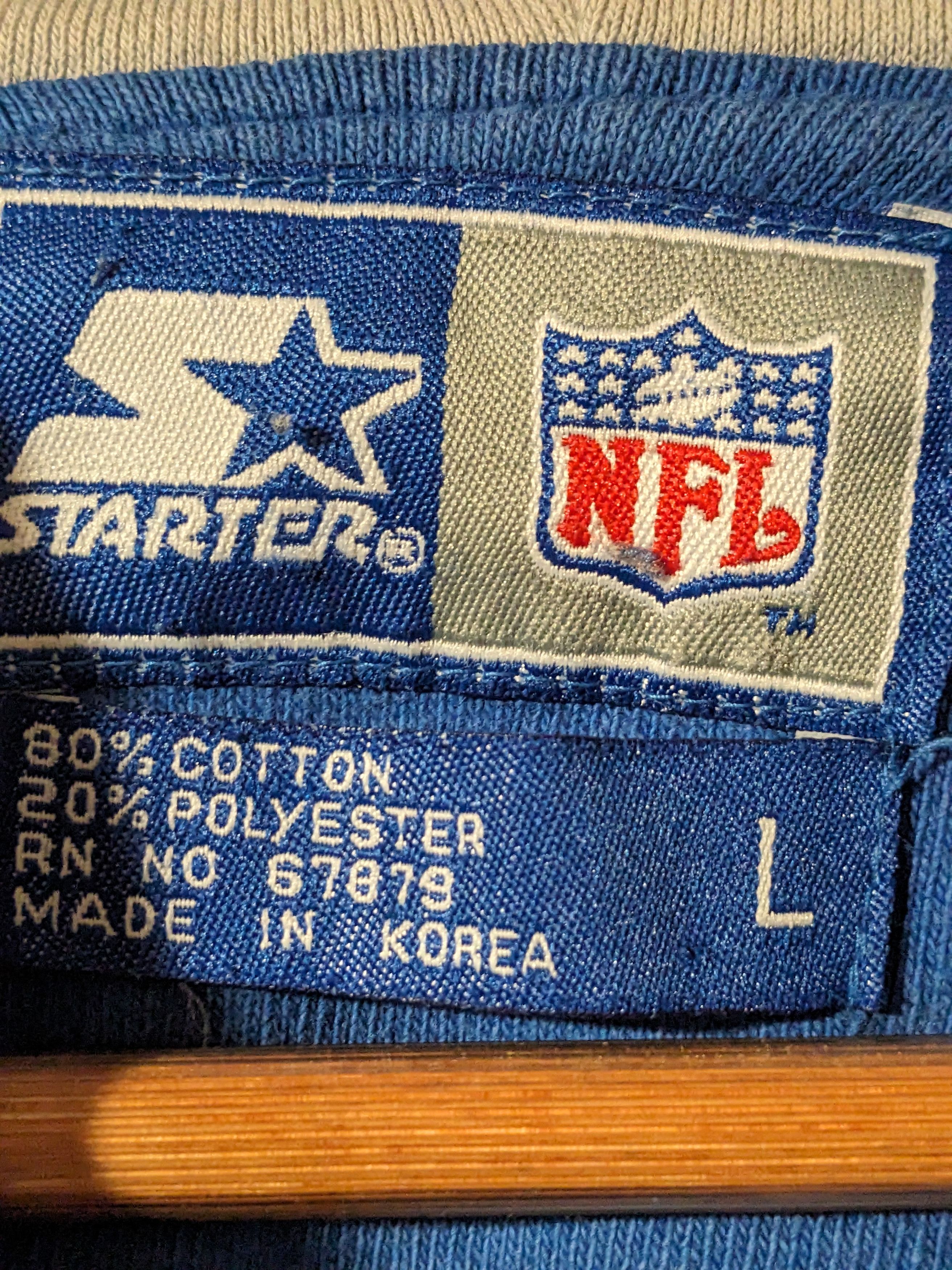 NFL × Starter × Vintage Vintage 90s Dallas Cowboys NFL Football Starter Large Hoodie Size US L / EU 52-54 / 3 - 5 Thumbnail