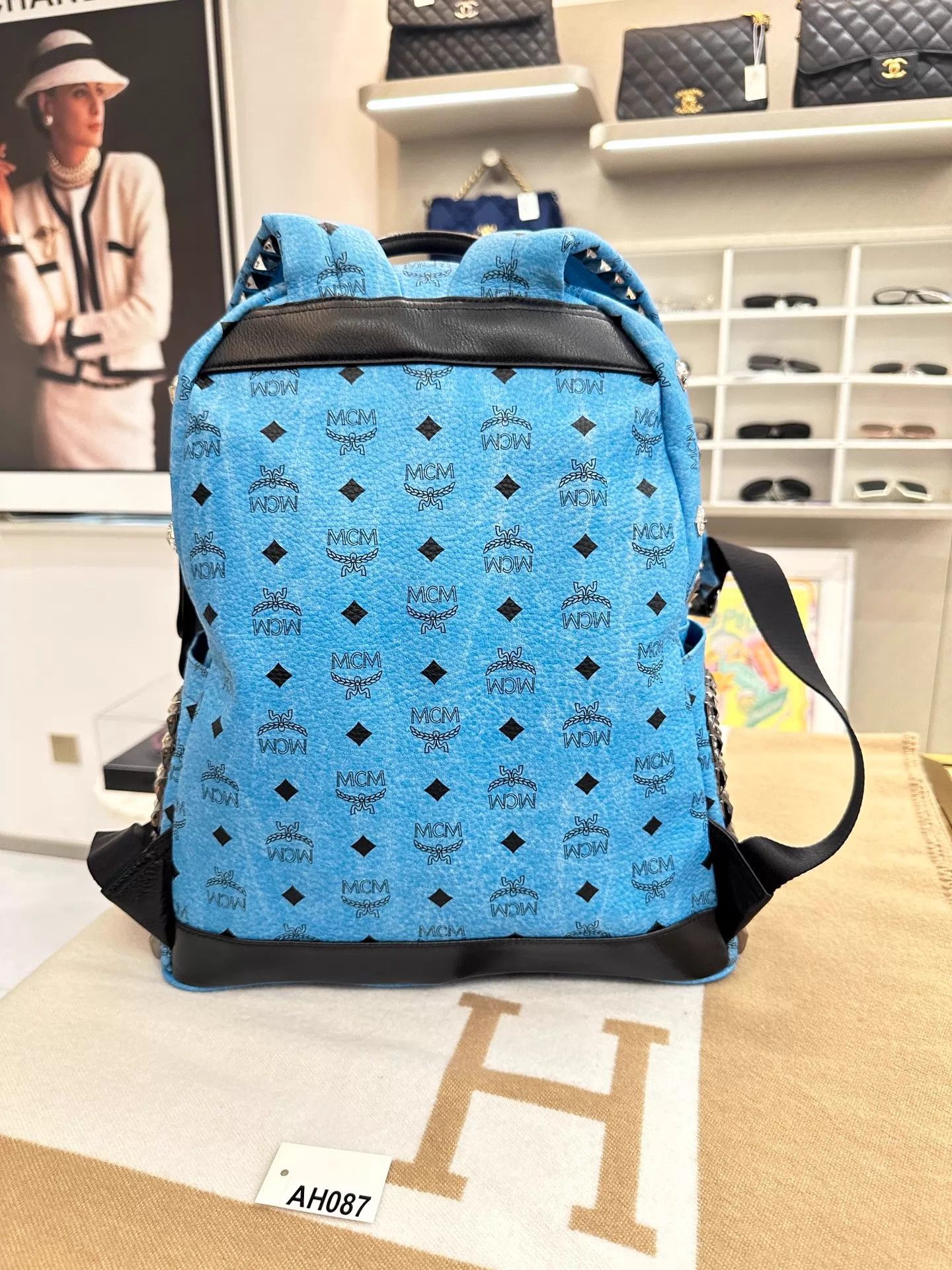 MCM MCM Riveted Backpack 33x15x41 AH087 Size ONE SIZE - 5 Thumbnail