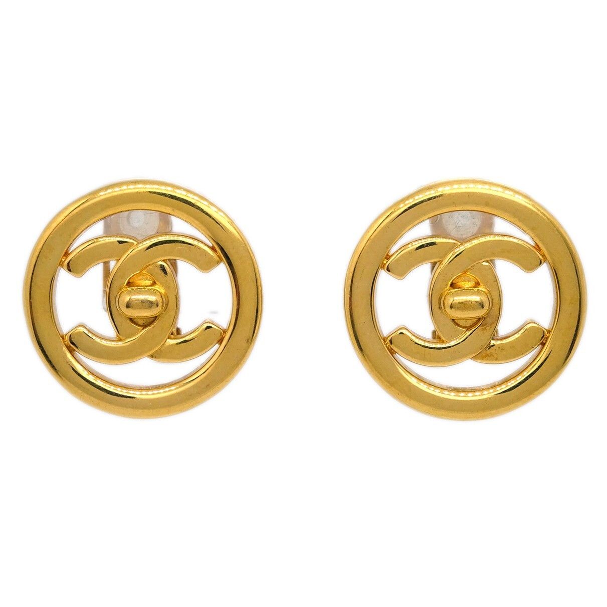 Chanel Chanel CC Round Metal Size ONE SIZE - 1 Thumbnail