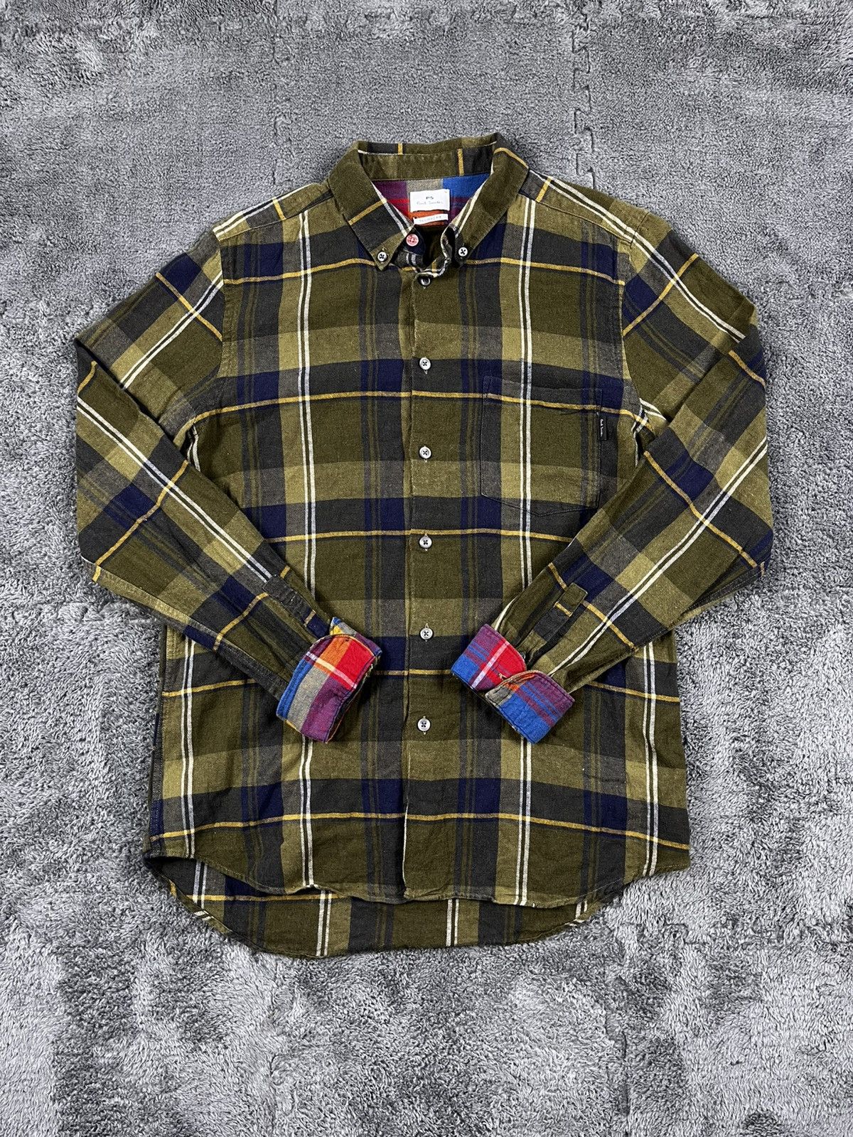 Vintage Paul Smith check flannel shirt casual streetwear M