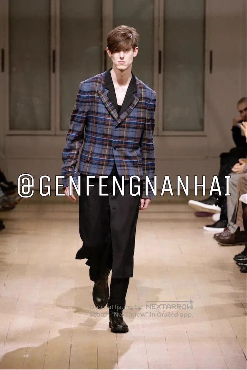 Yohji Yamamoto Yohji Yamamoto 08AW Tartan Pocket Coat. Size US M / EU 48-50 / 2 - 3 Thumbnail