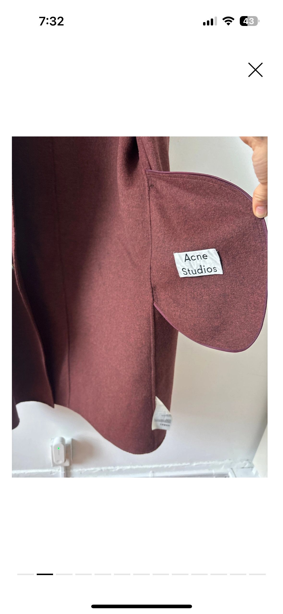 Acne Studios Acne Charles Coat Size US S / EU 44-46 / 1 - 5 Thumbnail