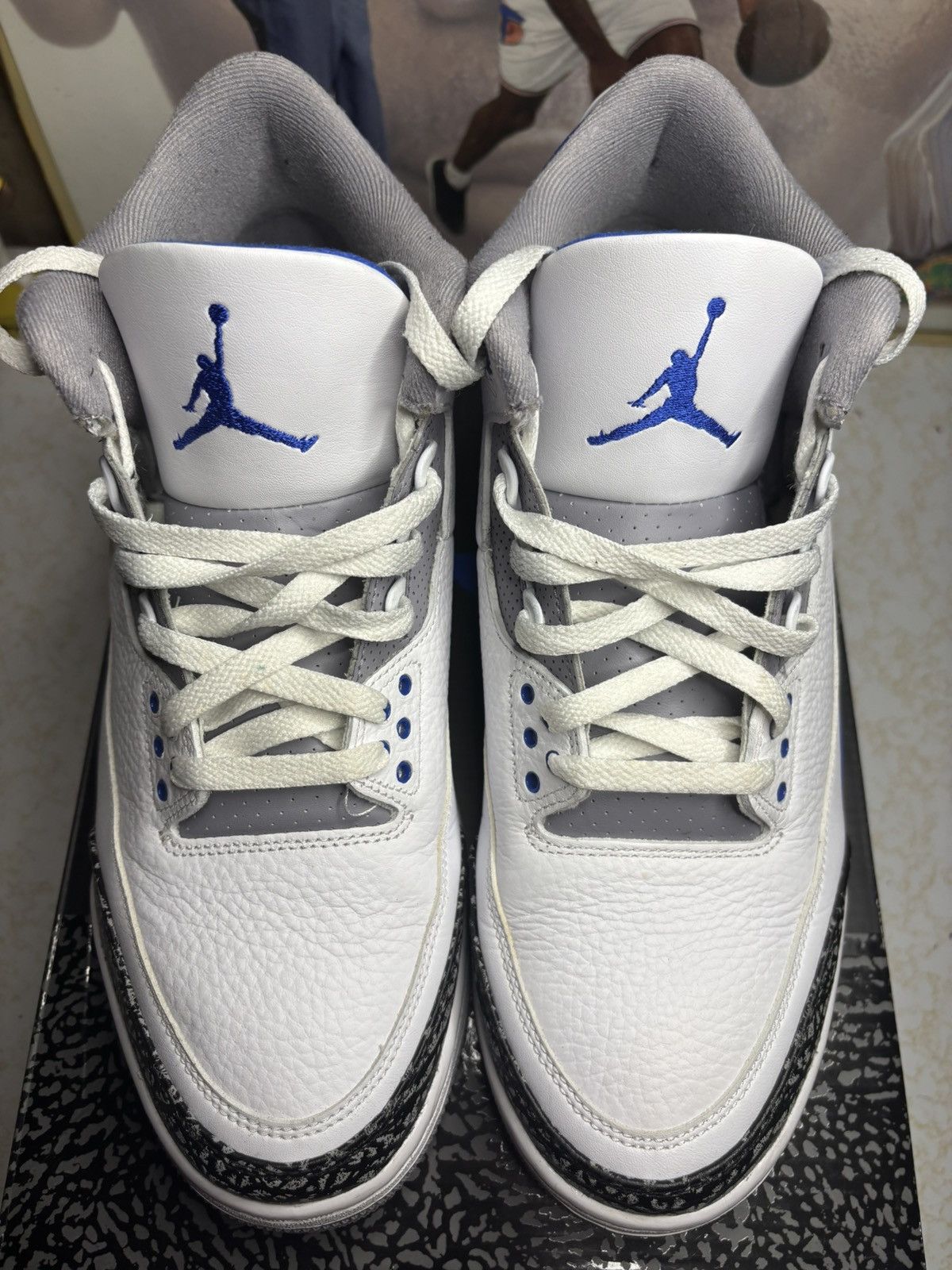 Jordan Brand Air Jordan 3 Retro Racer Blue Size US 11 / EU 44 - 2 Thumbnail