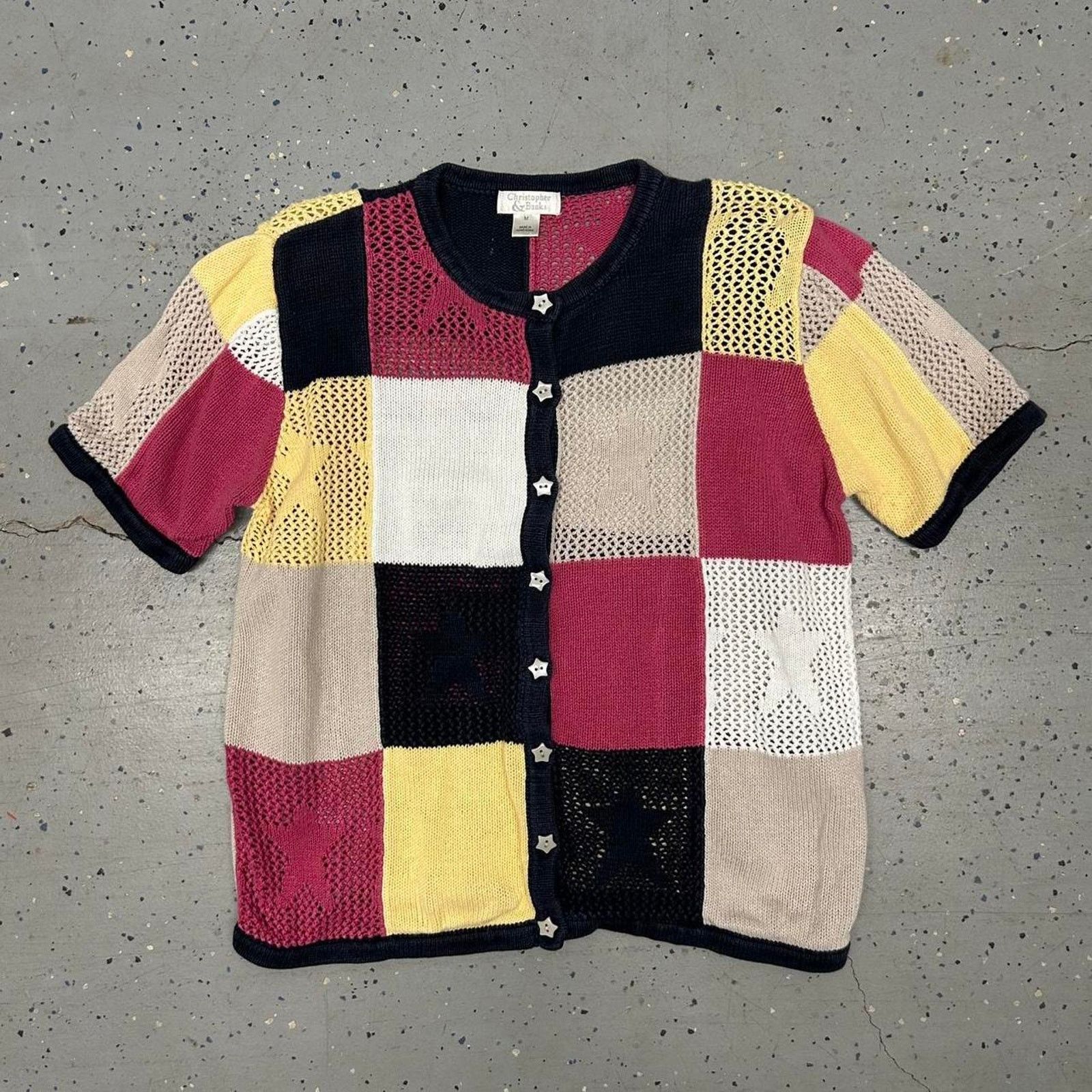 Other VTG Multicolored Christopher Banks Superstar cardigan Size M / US 6-8 / IT 42-44 - 1 Thumbnail