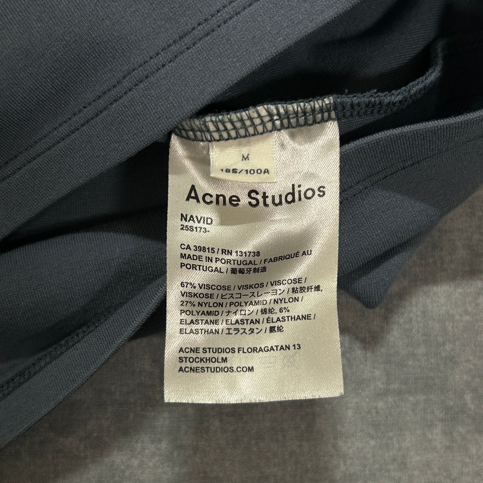 Acne Studios Acne Studios Navid essentials streetwear collar logo tshirt Size US M / EU 48-50 / 2 - 5 Thumbnail