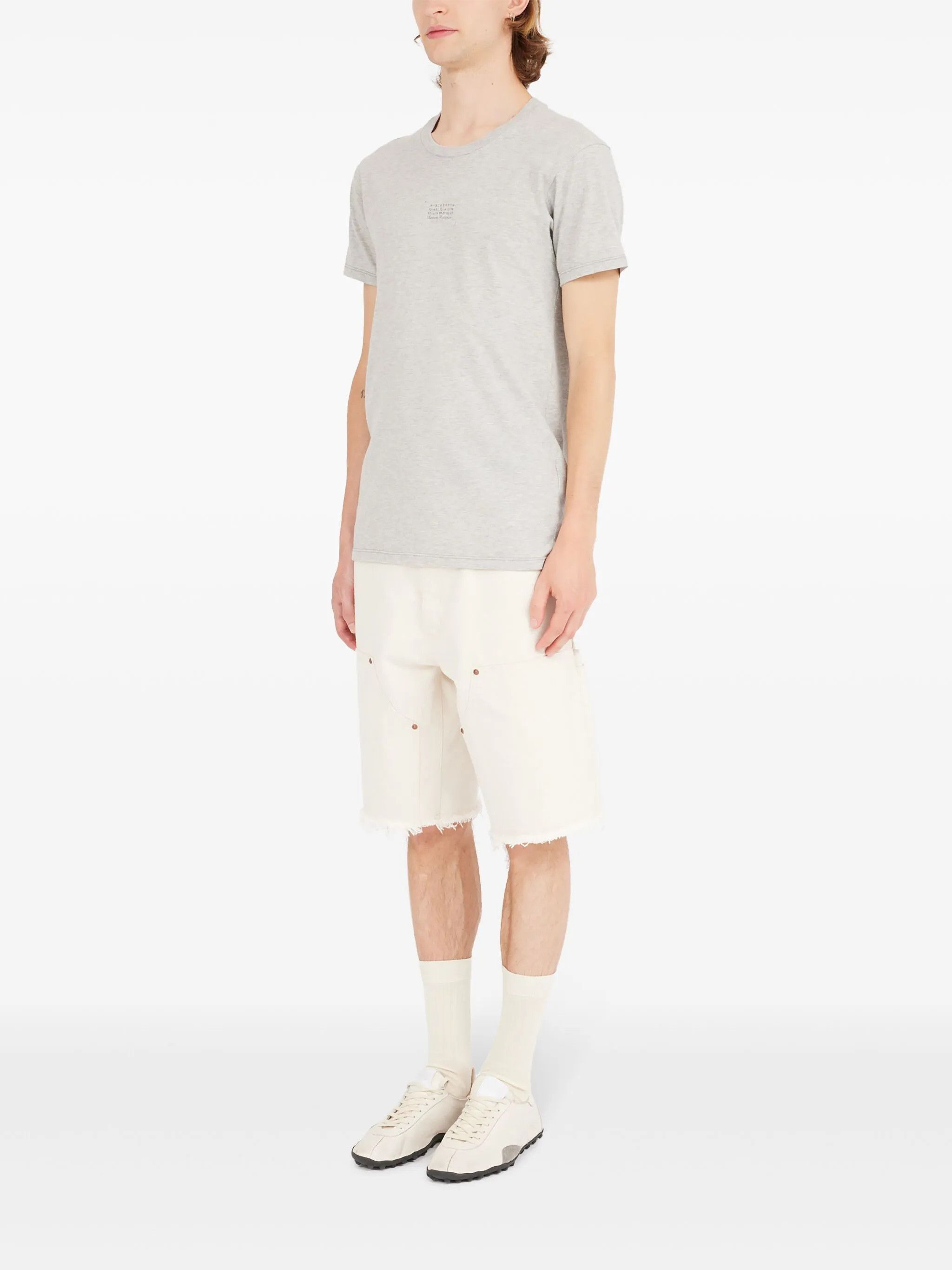 Maison Margiela o1w1db10126 Numbers-Motif T-Shirt in Grey Size US S / EU 44-46 / 1 - 6 Thumbnail