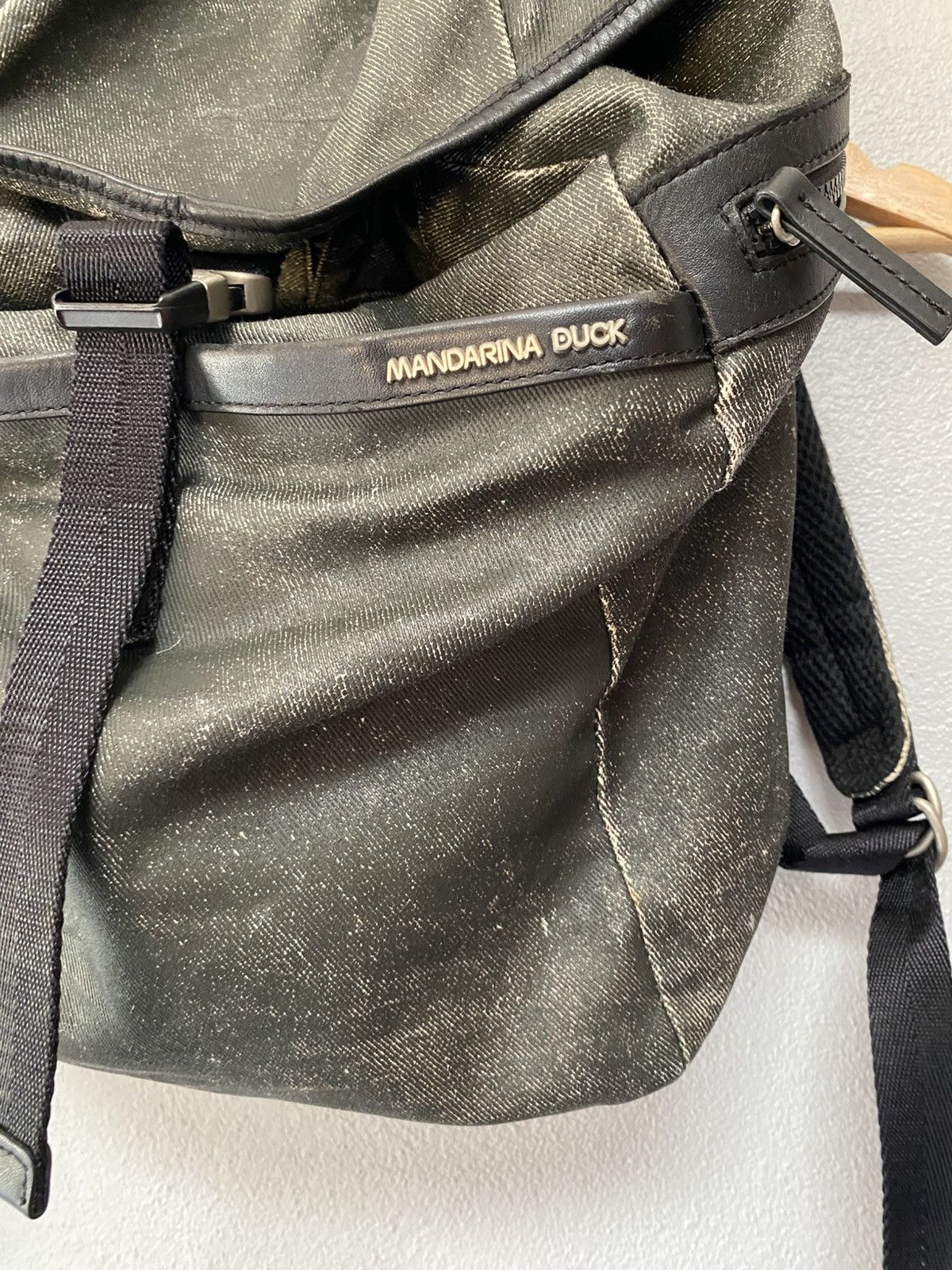 Mandarina Duck × Yohji Yamamoto Mandarina Duck by YohjiYamamoto backpack drawstring Size ONE SIZE - 5 Thumbnail