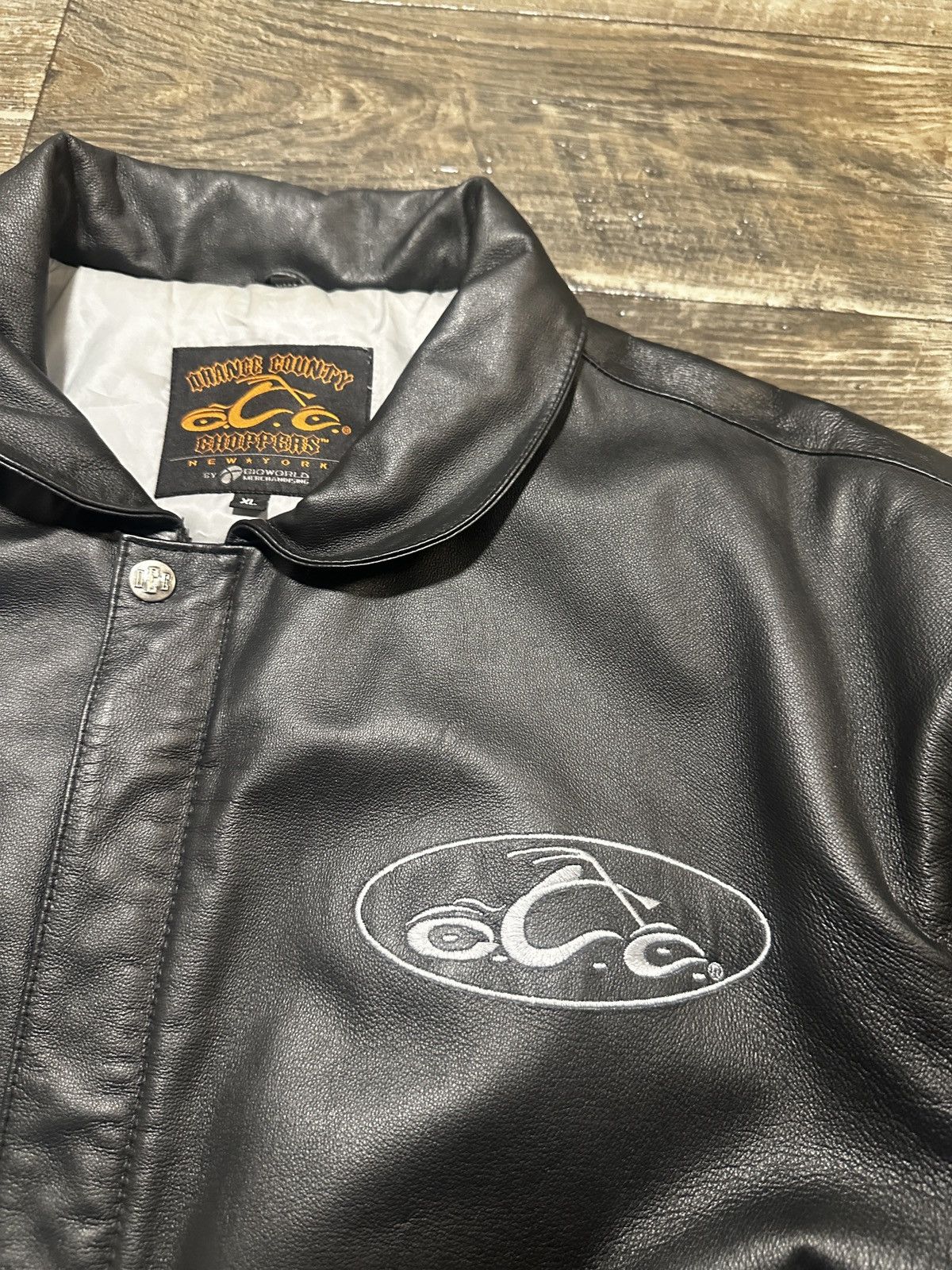 West Coast Choppers Vintage Orange County Choppers Leather Jacket Size US XL / EU 56 / 4 - 4 Thumbnail