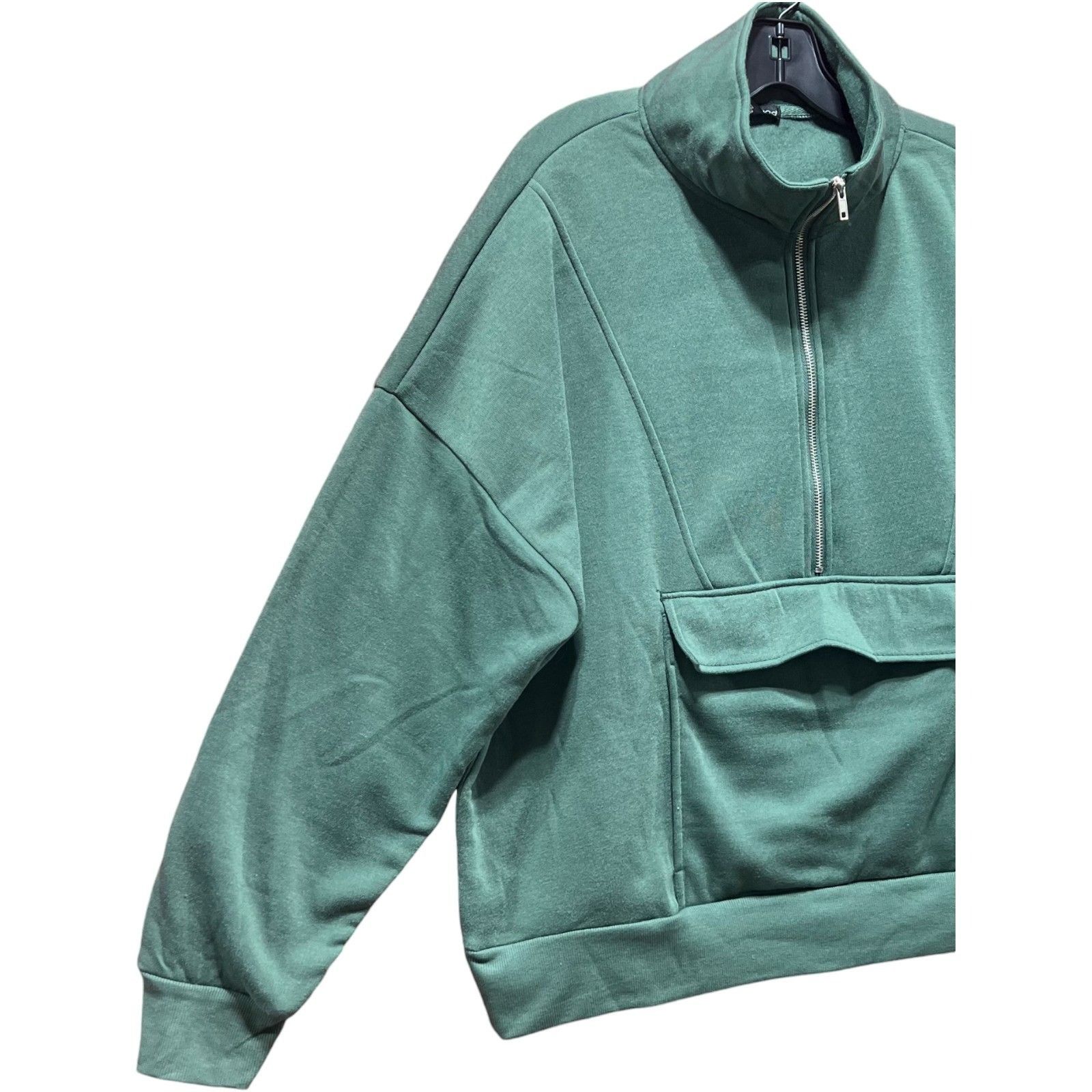Other Love Mood - Women's Long Sleeve Sweatshirt - Green - Kangaro Size L / US 10 / IT 46 - 11 Thumbnail