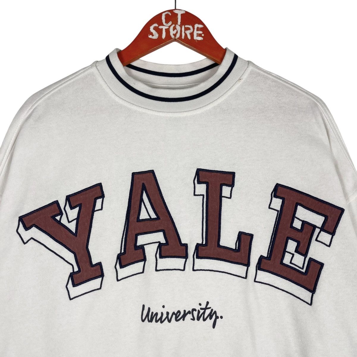 H&M Yale University Crewneck Sweatshirt Oversized Size S / US 4 / IT 40 - 3 Thumbnail