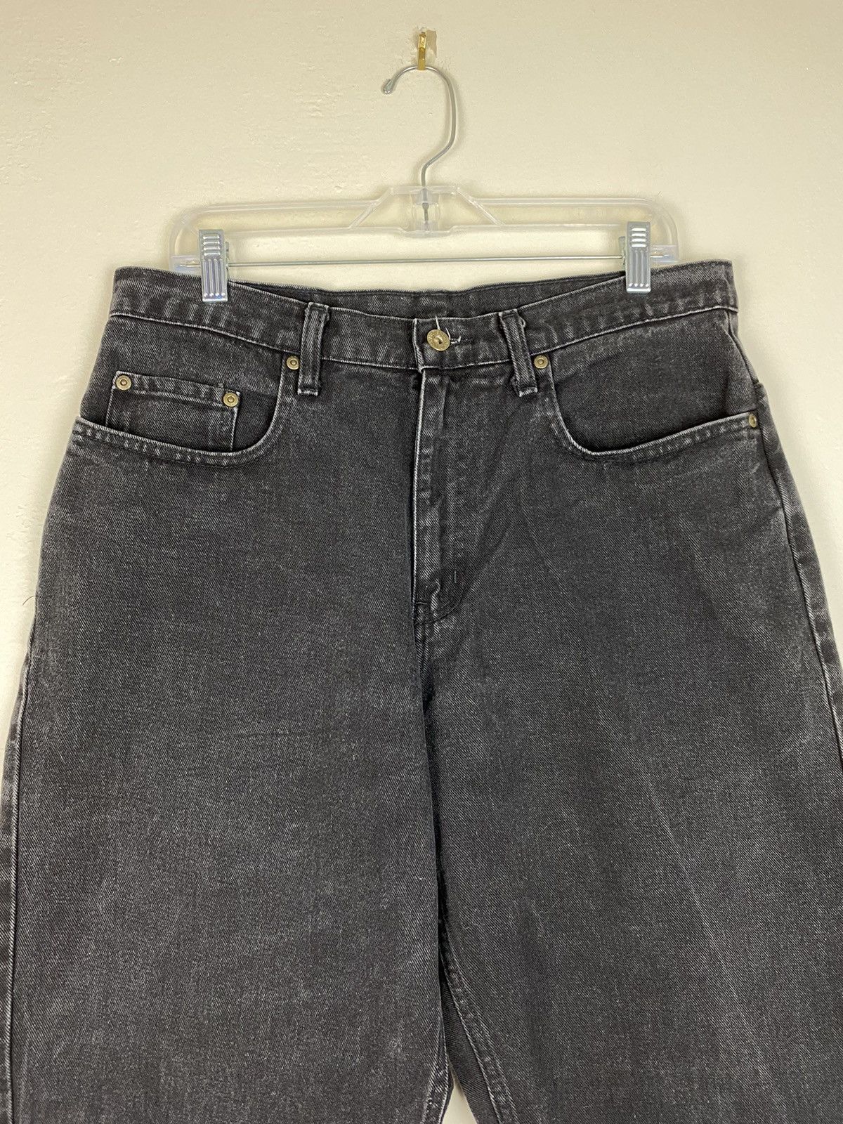 Polo Ralph Lauren × Ralph Lauren × Vintage Vintage Polo Ralph Lauren Baggy Relaxed Black Denim Jeans Size US 34 / EU 50 - 4 Thumbnail