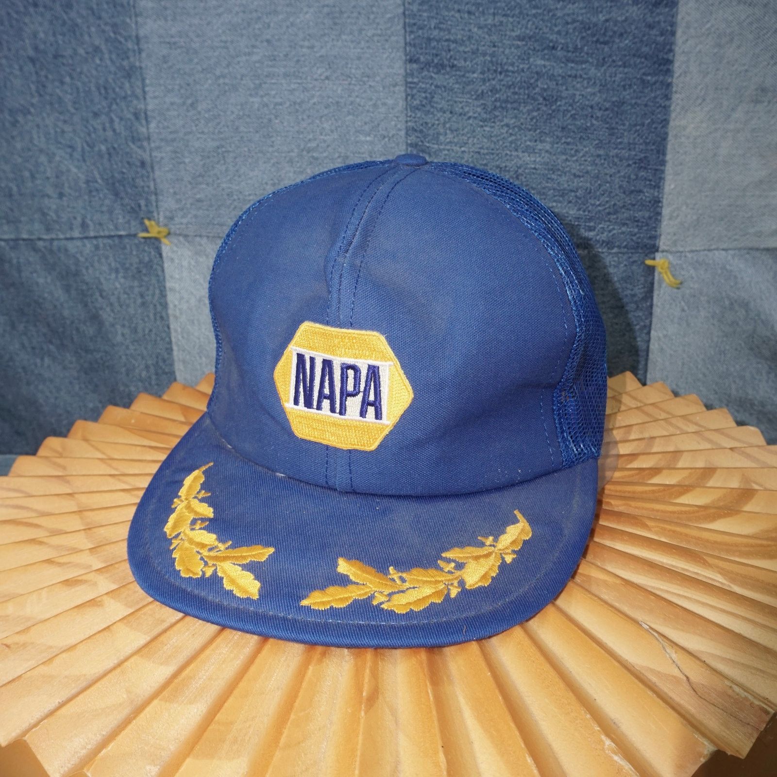 Vintage OSFA - Vintage Y2K NAPA auto parts embroider gold leaf hat Size ONE SIZE - 2 Thumbnail