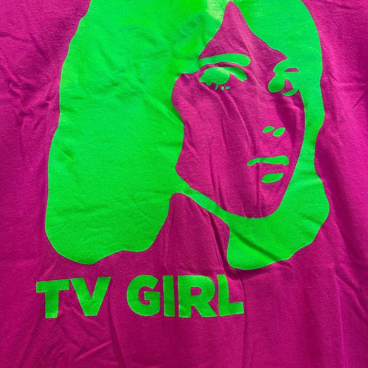 Other TV Girl Neon Pink & Green Vynil Logo Band Tee Size US M / EU 48-50 / 2 - 2 Thumbnail