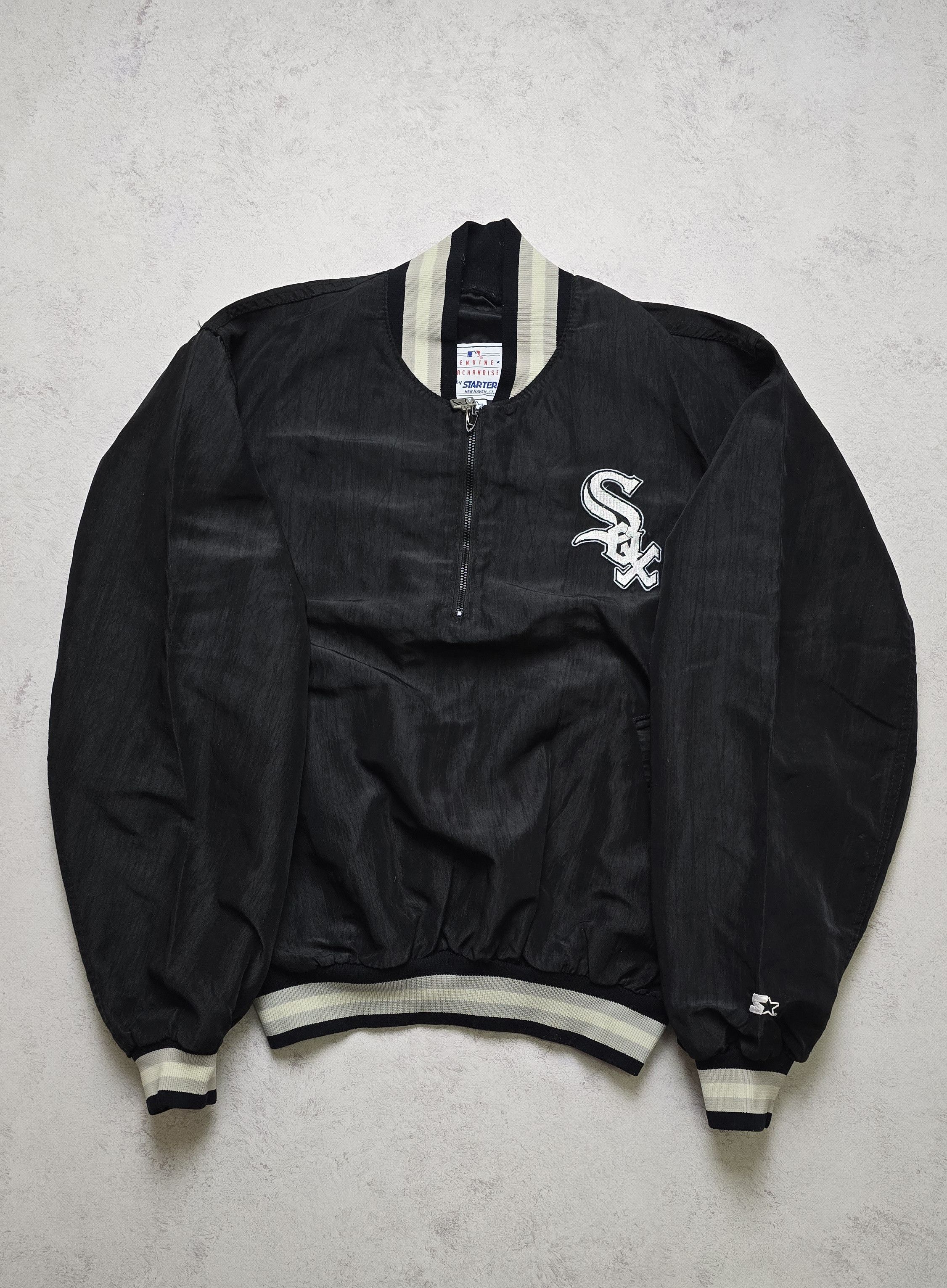 Starter VTG Starter Chicago White Sox Jacket MLB Pullover Half Zip Size US L / EU 52-54 / 3 - 2 Thumbnail