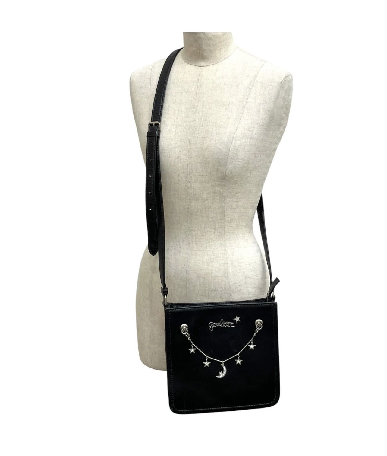 Jean Paul Gaultier Jean Paul Gaultier Celestial Charm Leather Shoulder Bag 🌕&⭐️ Size ONE SIZE - 2 Thumbnail