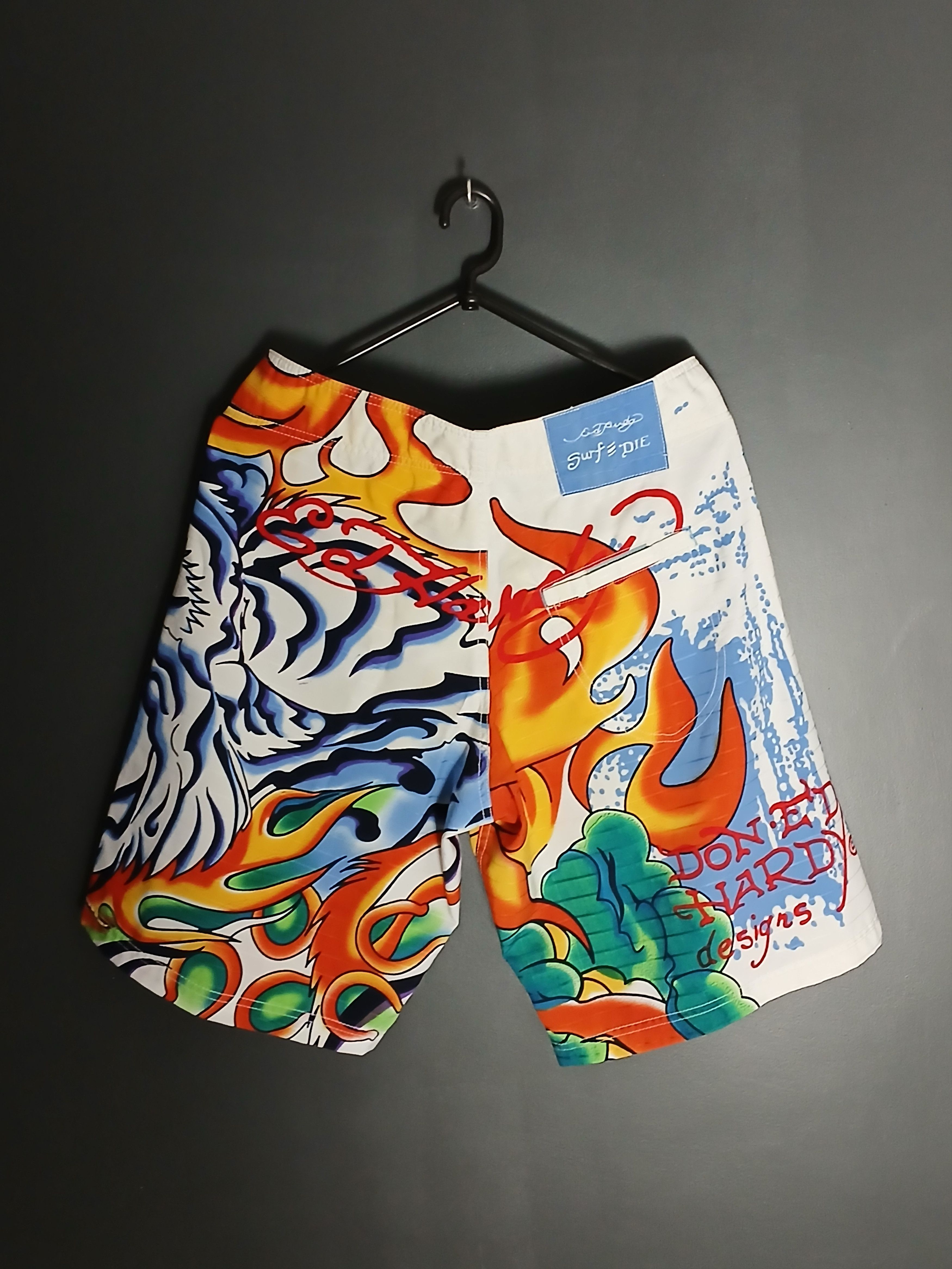Christian Audigier × Ed Hardy Ed Hardy Shorts Size US 34 / EU 50 - 2 Thumbnail