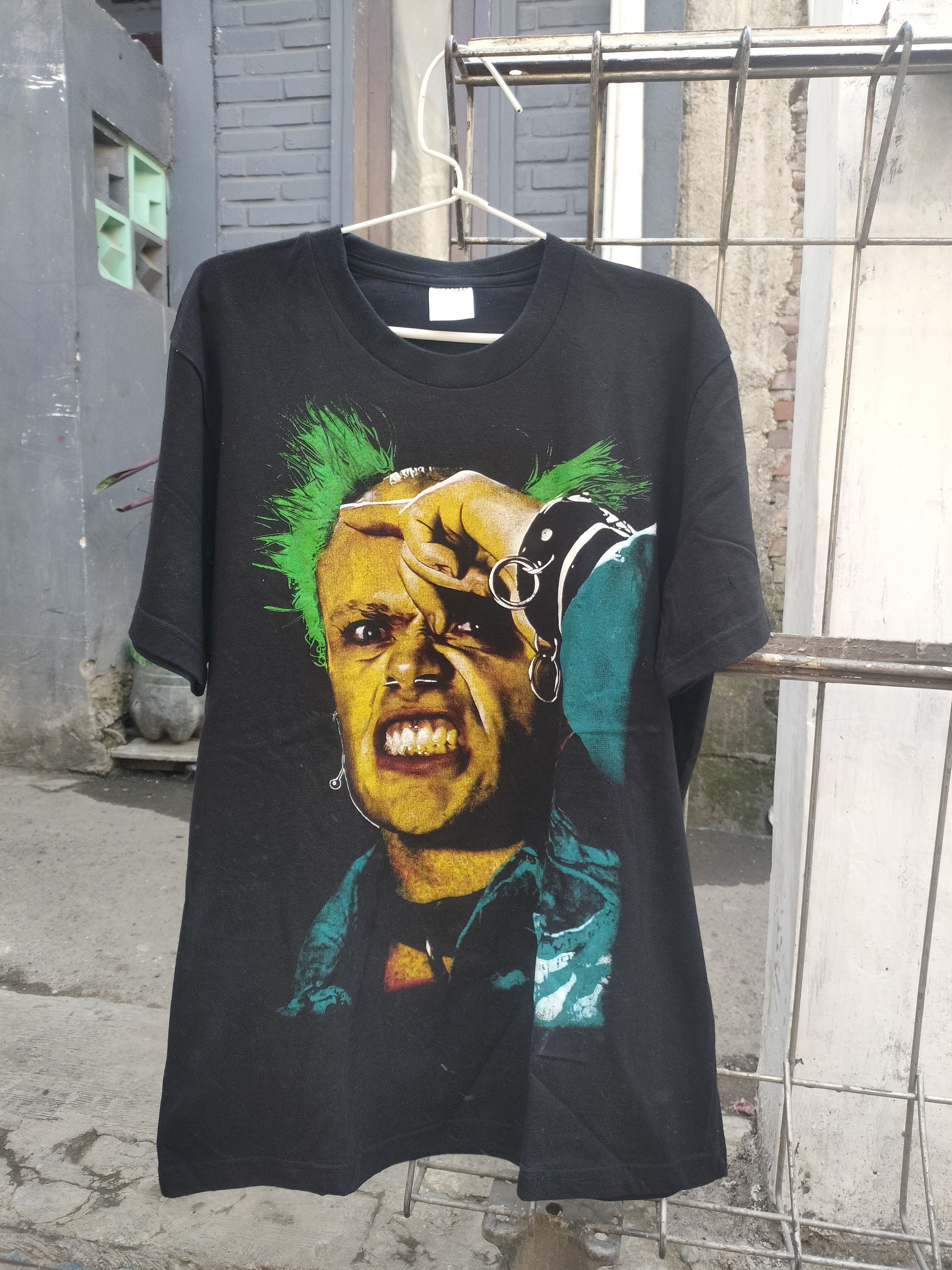 T-shirt Vintage The Prodigy Keith Flint Années 90 - Rare - Taille XL - Noir