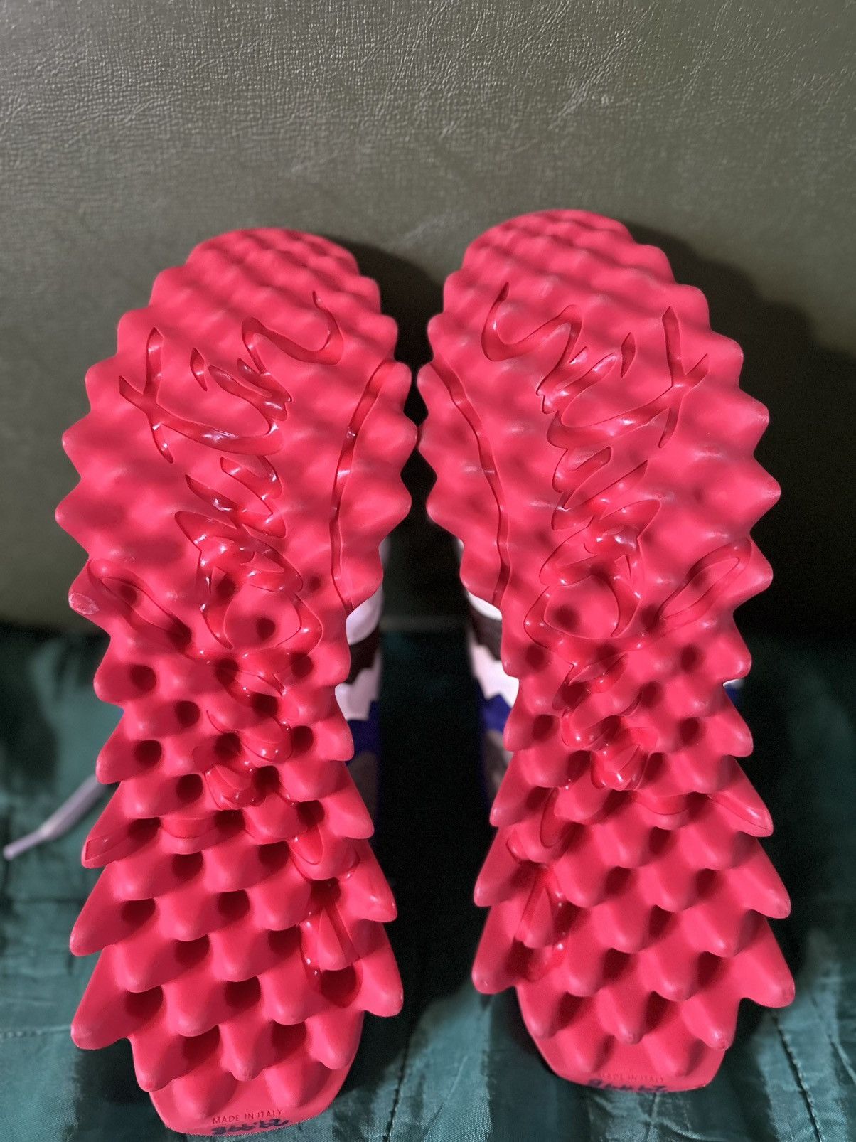 Christian Louboutin Christian Louboutin Loubishark Mix-Media Red Sole Sneakers Size US 11 / EU 44 - 6 Thumbnail