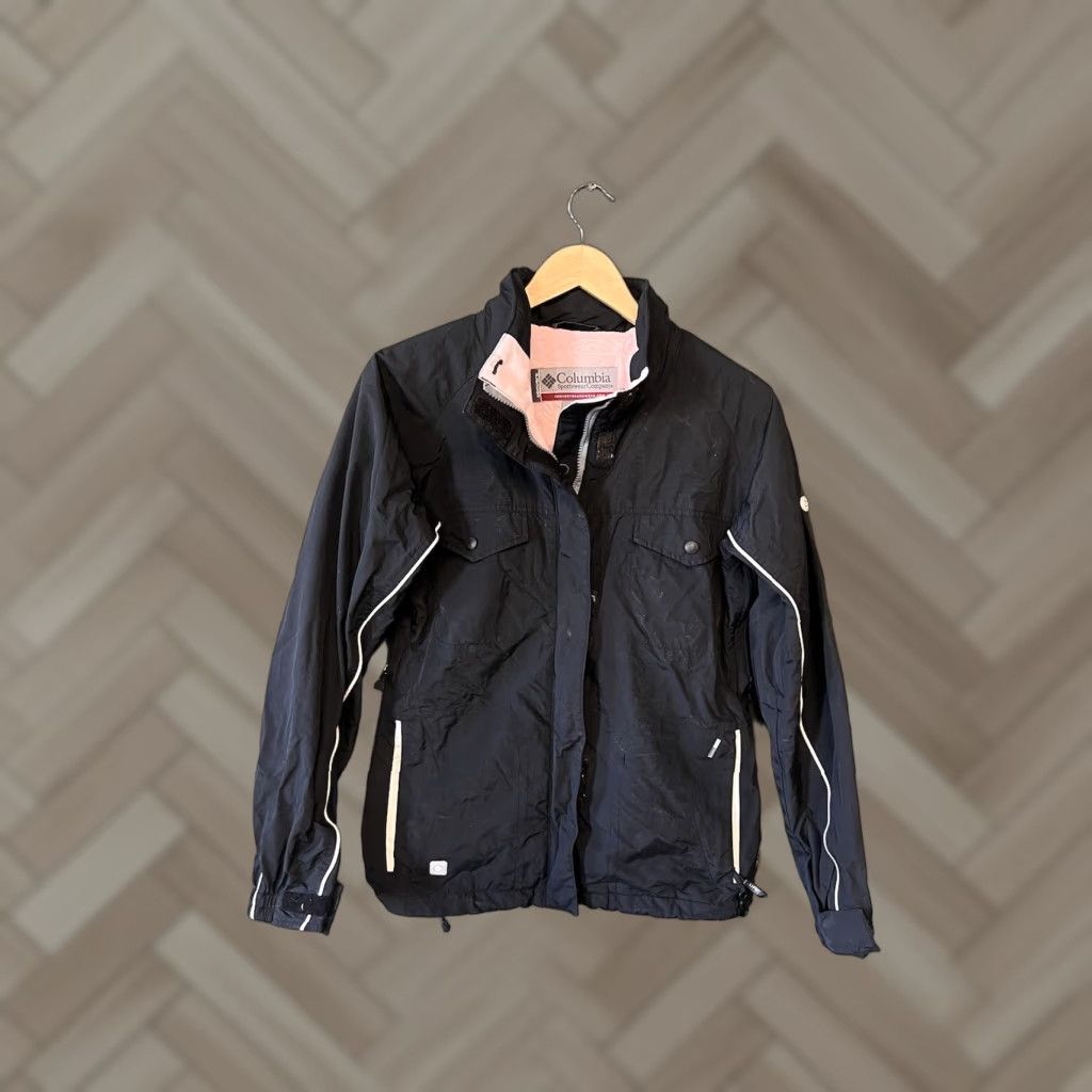 Vintage Columbia Womens Jacket Ski 3-in-1 Full Zip Black Small Womens Ski Jacket Full Zip NYLON Block-Style Size S / US 4 / IT 40 - 1 Thumbnail