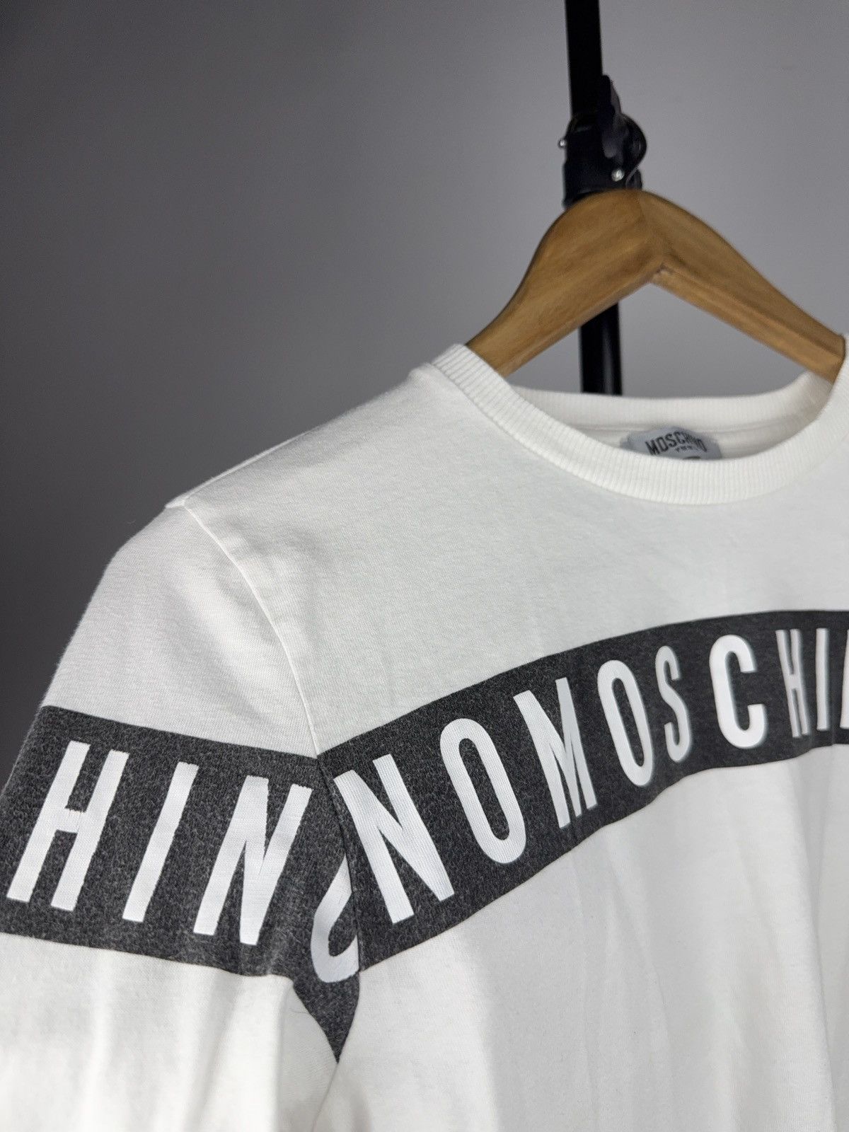 Moschino Luxury 00s Moschino Teen Logo Long Sleeve Womens XS Size XS / US 0-2 / IT 36-38 - 14 Thumbnail