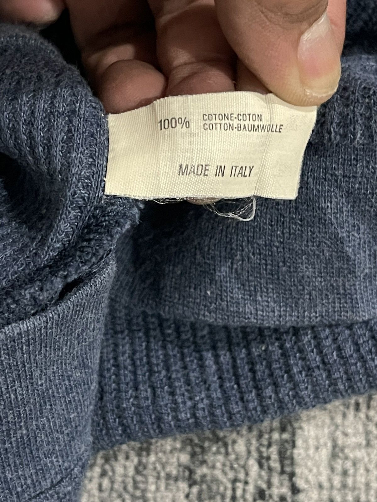 Yves Saint Laurent Yves Saint Laurent Pour Homme Distressed Sweater Size US L / EU 52-54 / 3 - 12 Thumbnail