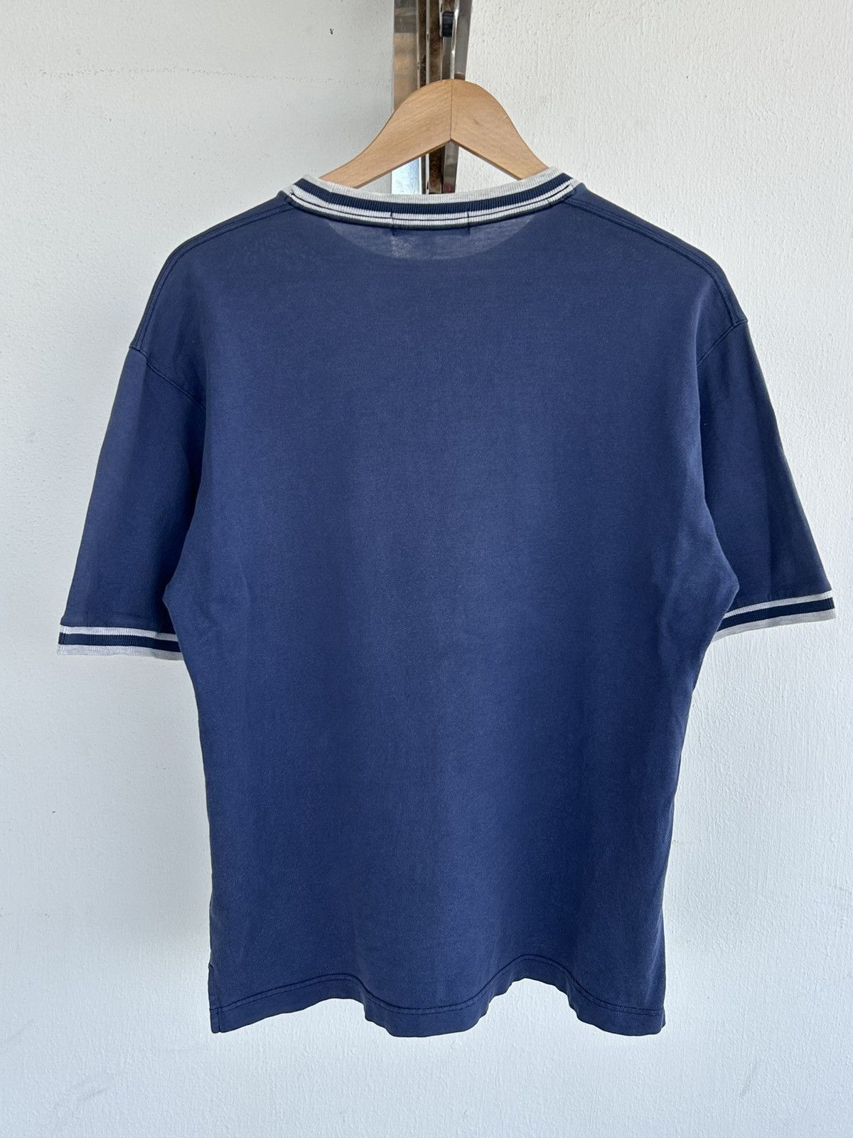 Issey Miyake Ixiz Blue Ringer Japan Vintage Tee Size US L / EU 52-54 / 3 - 2 Thumbnail