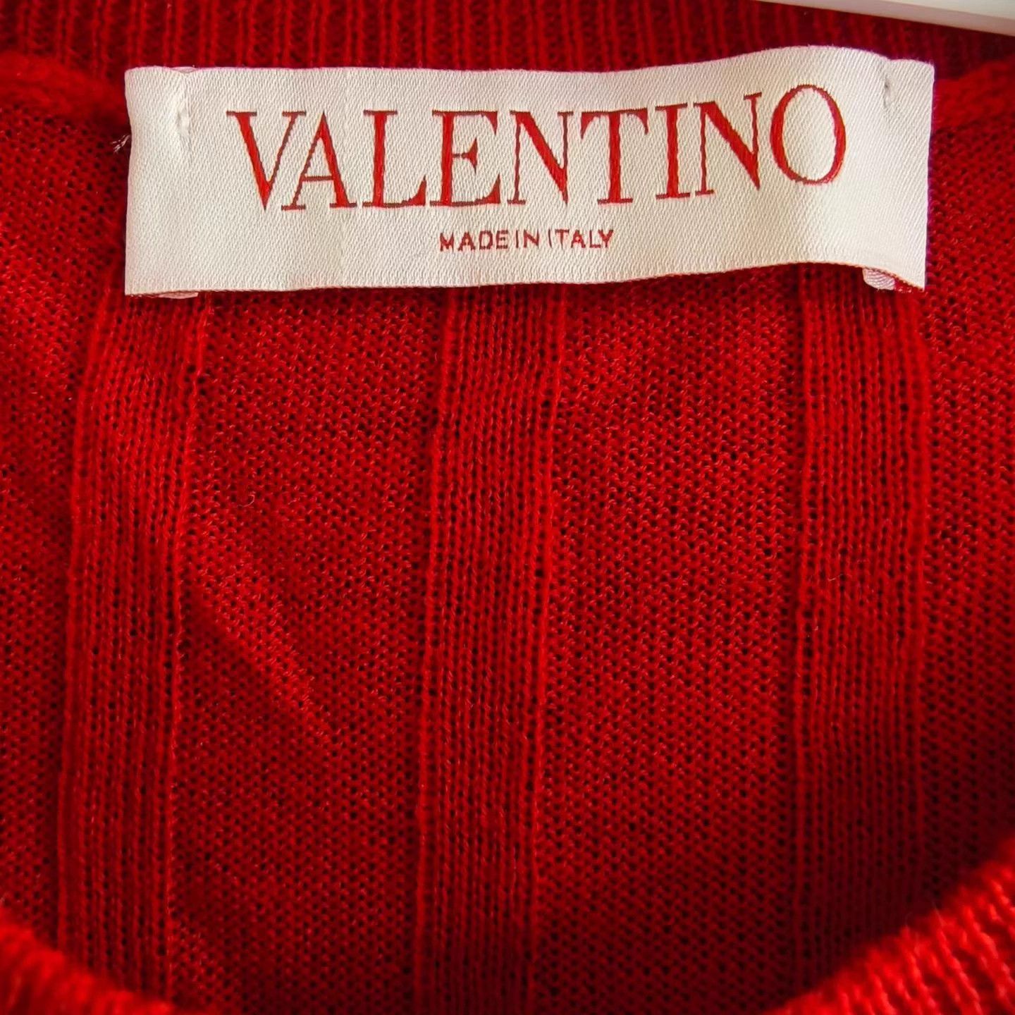 Valentino Valentino Logo Knit Sweater S NWT Size S / US 4 / IT 40 - 3 Thumbnail