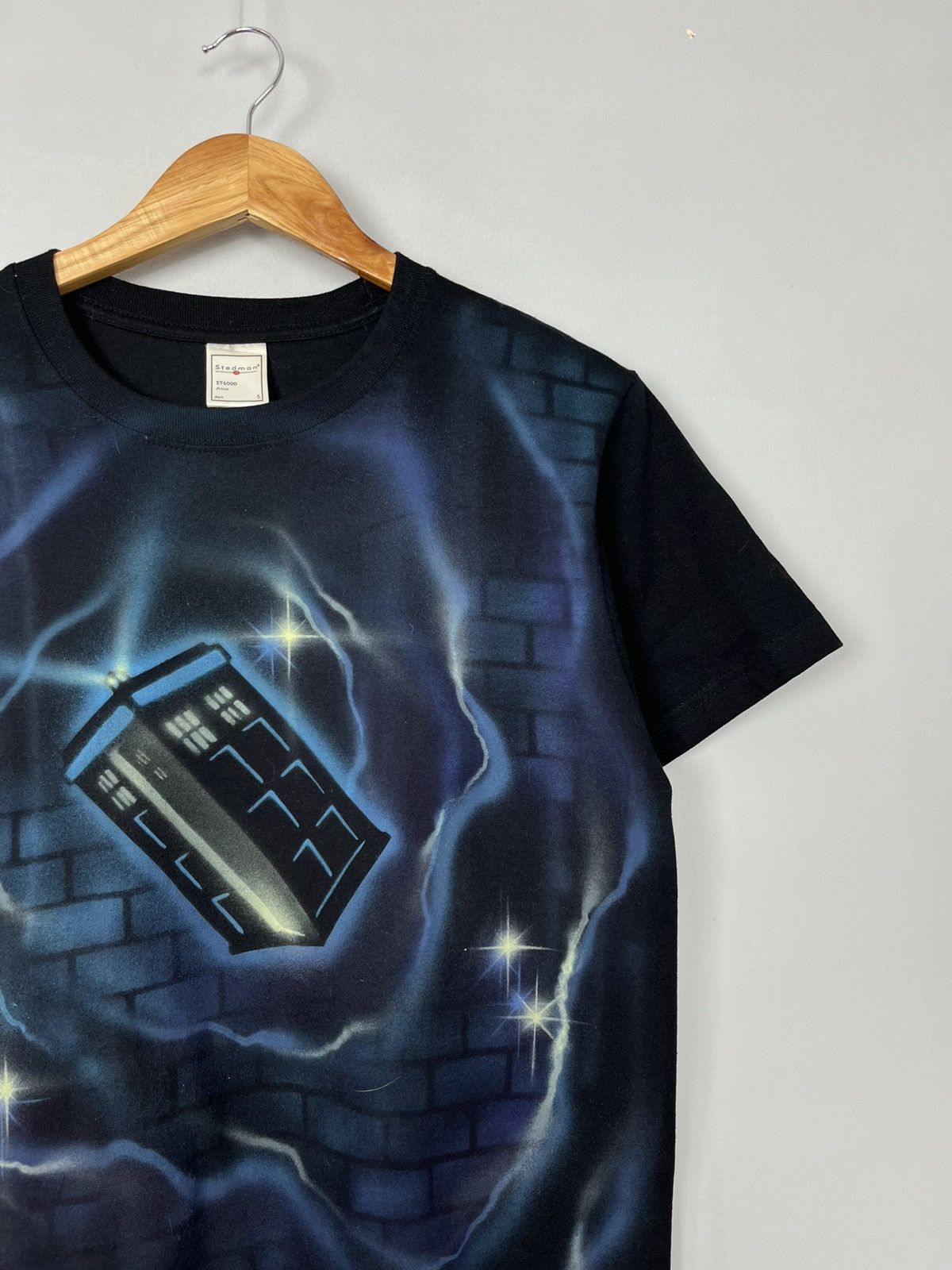 Vintage Dr Who Stedman Vintage 2000s Y2K Full Print Cotton Tee Shirt Size US S / EU 44-46 / 1 - 3 Thumbnail
