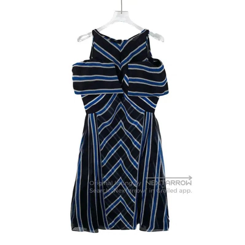 Fendi Fendi Color Block Silk Dress in Size S . Size S / US 4 / IT 40 - 1 Thumbnail