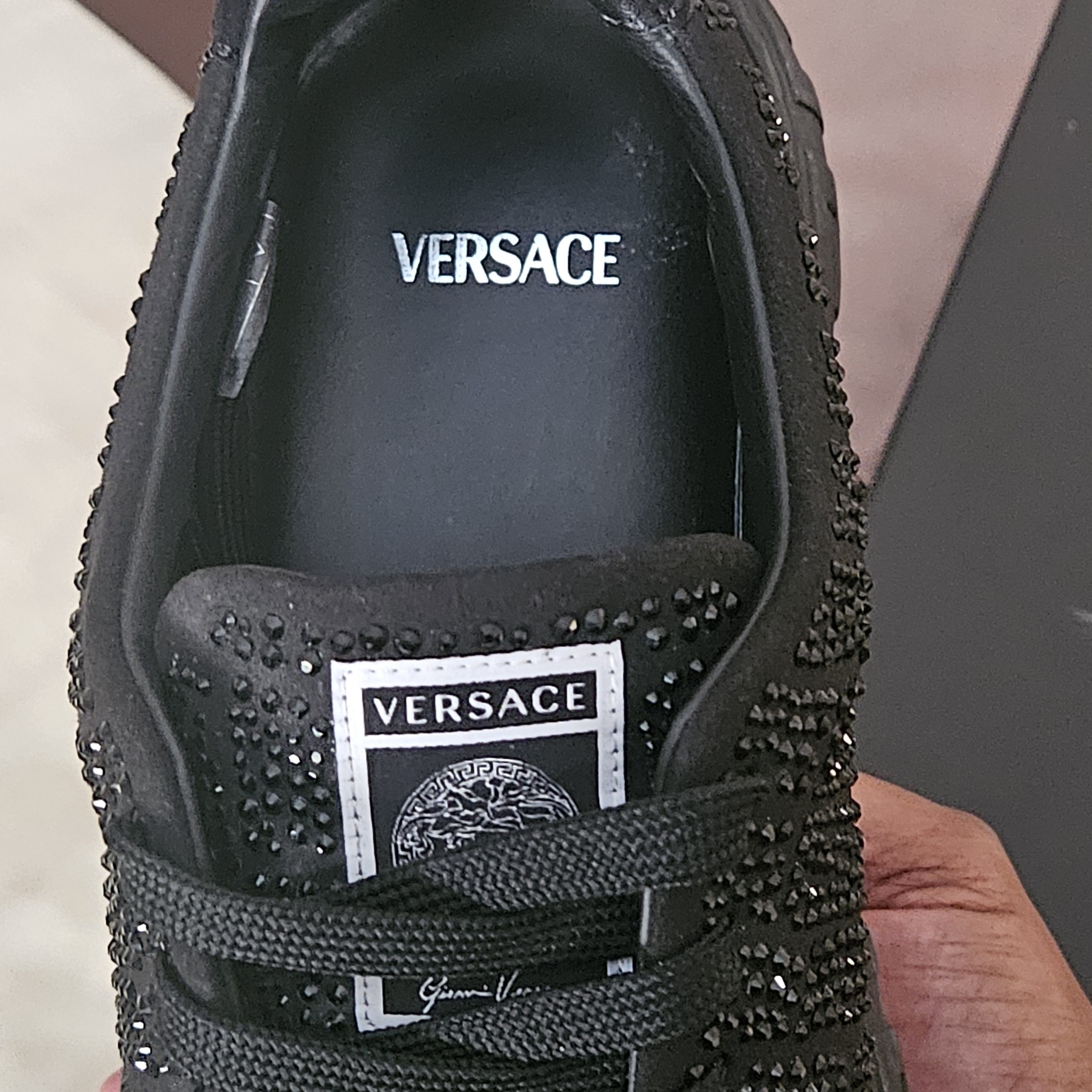 Versace Versace Greca Low 'Crystal Croc Effect Size US 10 / EU 43 - 9 Thumbnail
