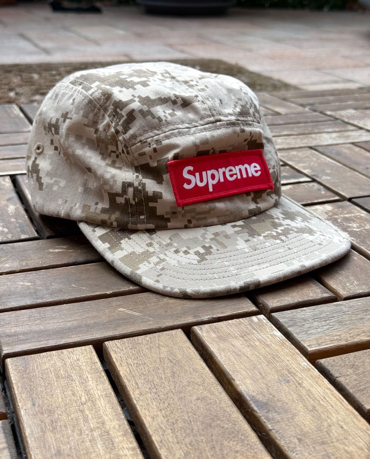 帽子 Supreme 17FW NYCO Twill Camp Cap Supreme NYCO Twill Camp Cap Black - FW17 - US