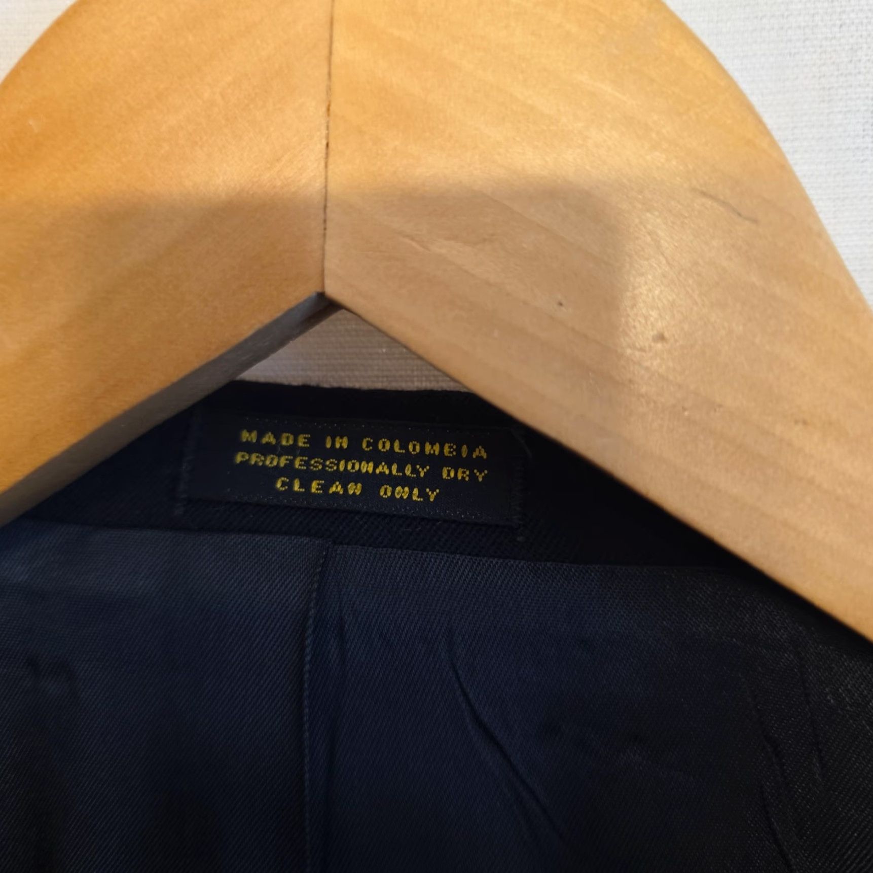 Oscar De La Renta Oscar de la Renta Suit Jacket Mens 40 Blue Classic Formal Colombia FLAWS Size 40R - 2 Thumbnail