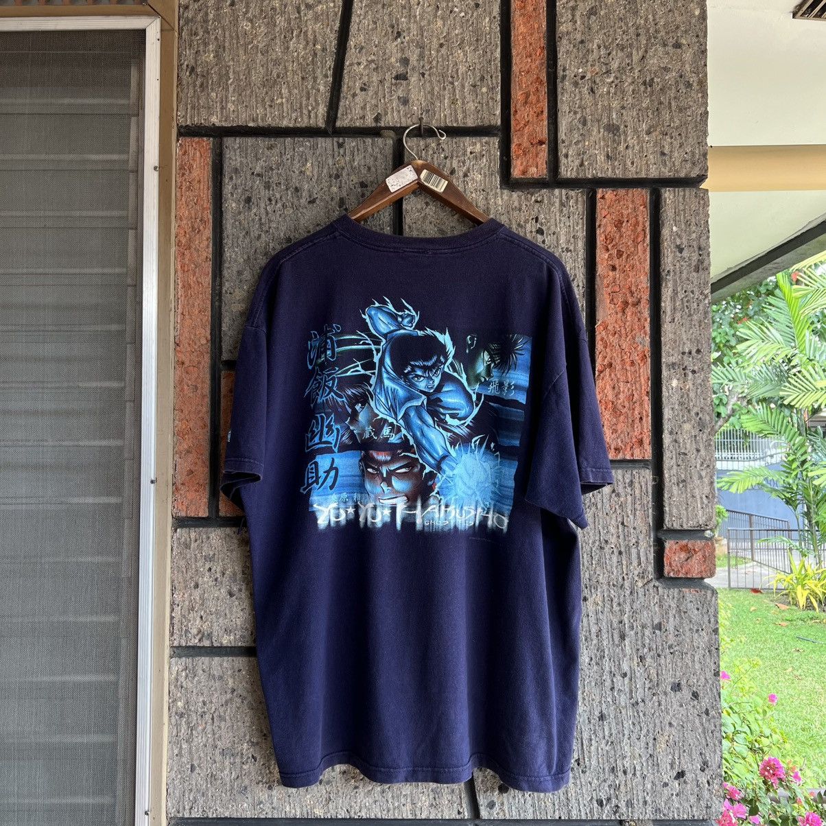 Japanese Brand × ODM × Vintage VTG ‘00s Yu Yu Hakusho ODM Anime Tee Shirt Ghost Fighter Size US XXL / EU 58 / 5 - 3 Thumbnail